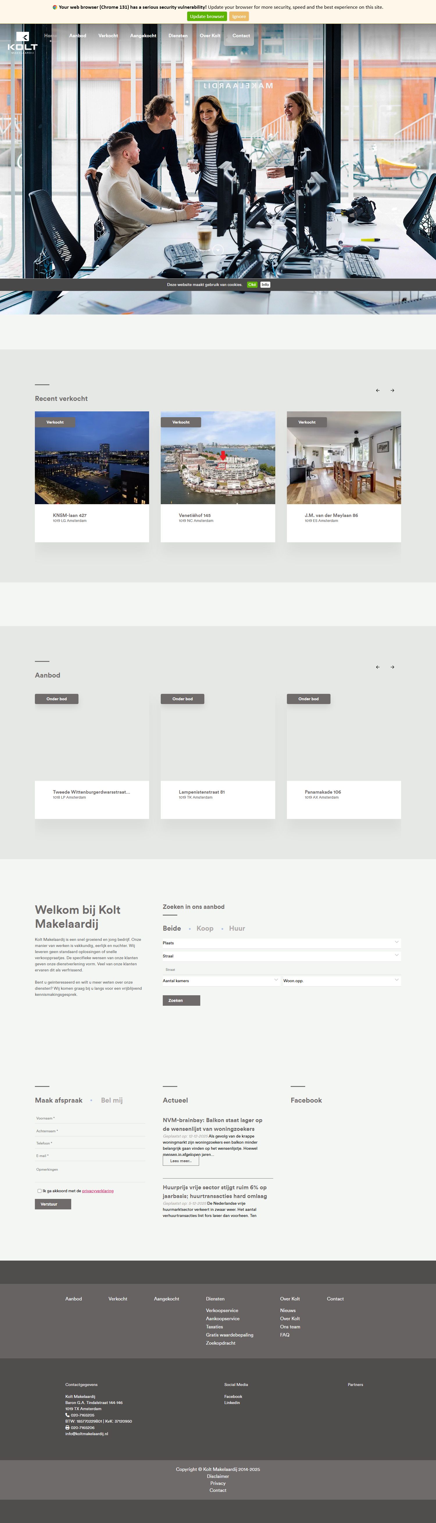 Foto del despacho Kolt Makelaardij