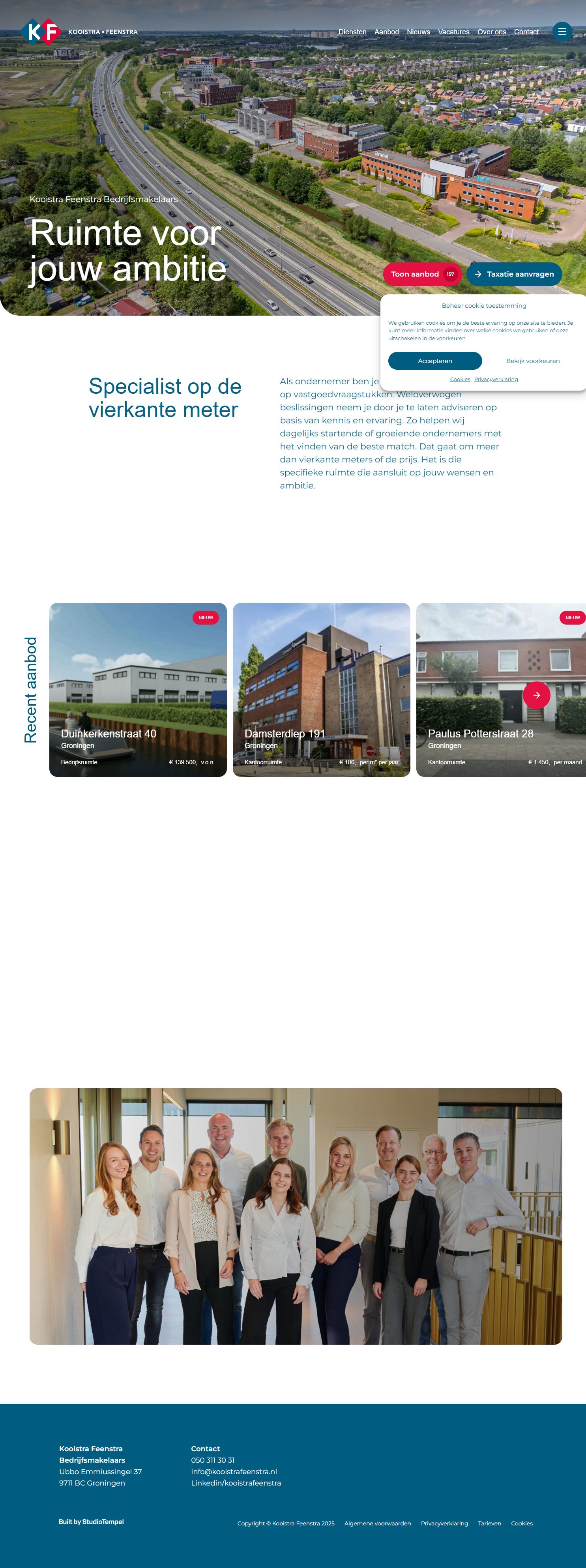 Photo de bureau de Kooistra Feenstra Bedrijfsmakelaars