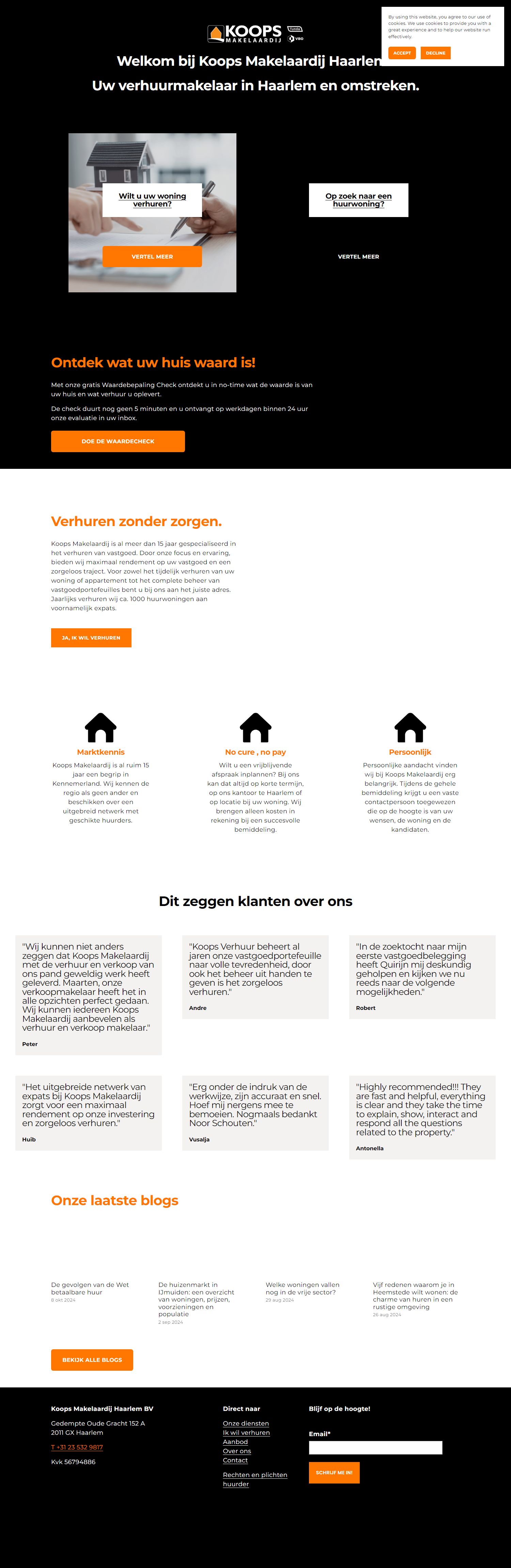 Screenshot van de website van www.verhuurmetkoops.nl