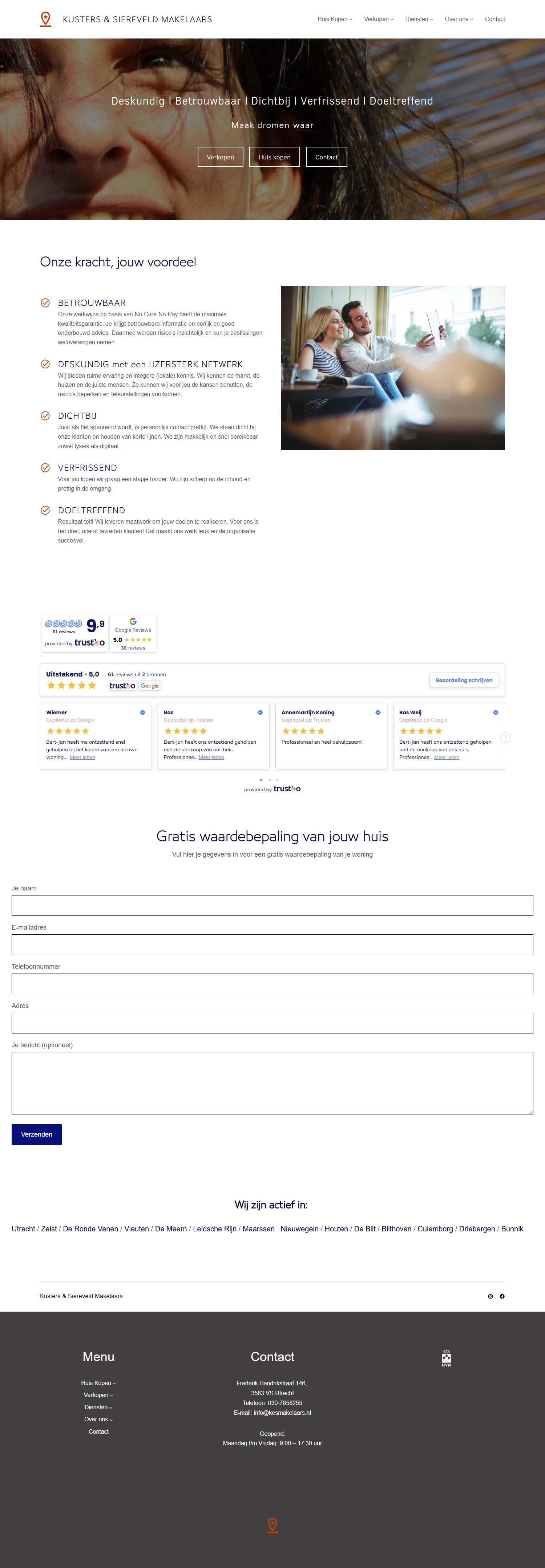 Kantoorfoto Kusters & Siereveld Makelaars