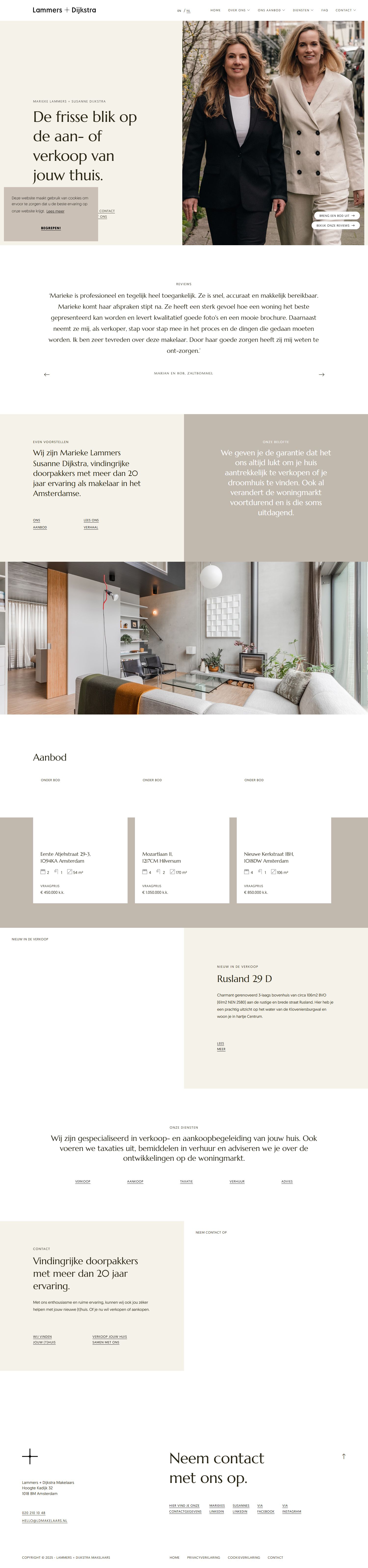 Foto del despacho Lammers + Dijkstra Makelaars