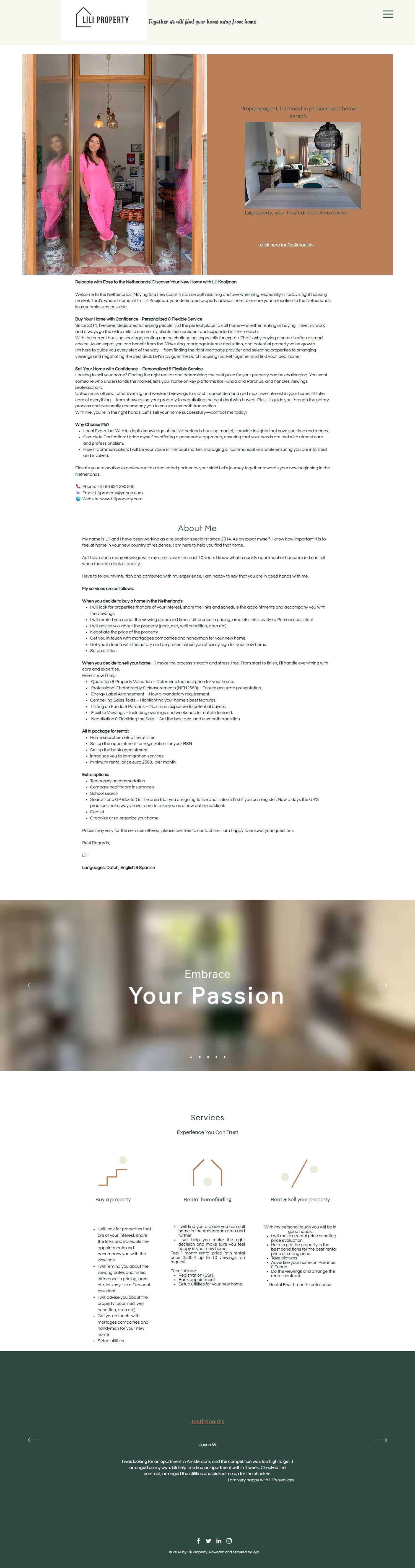 Team foto van Liliproperty