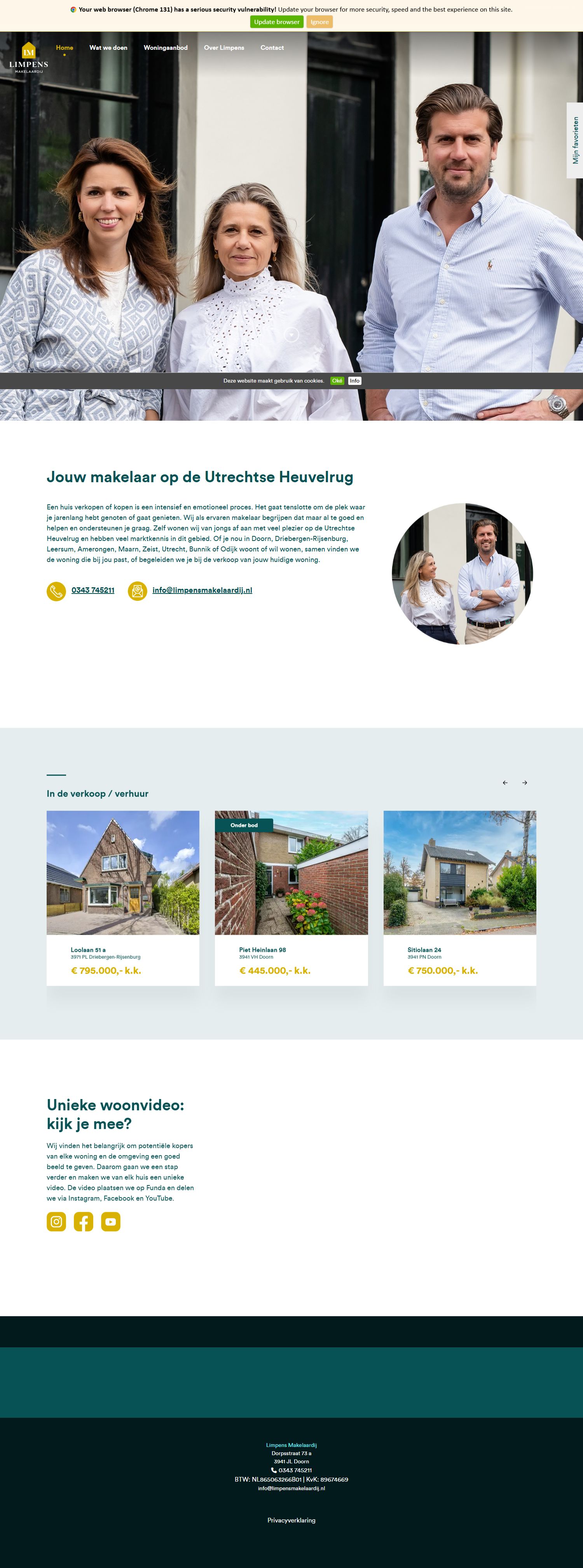 Kantoorfoto Limpens Makelaardij