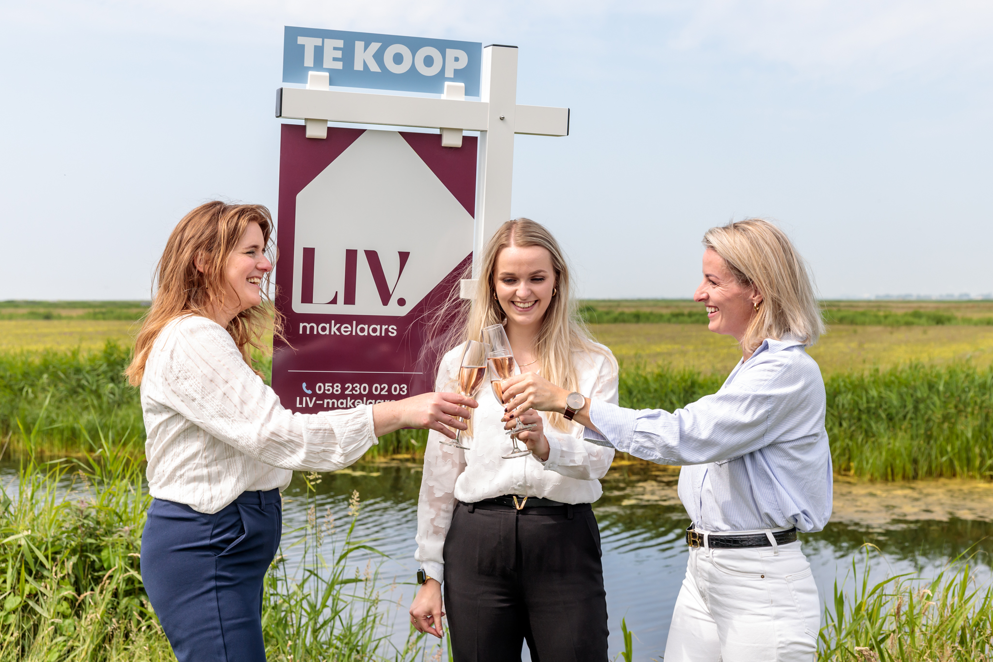 Team foto van LIV Makelaars
