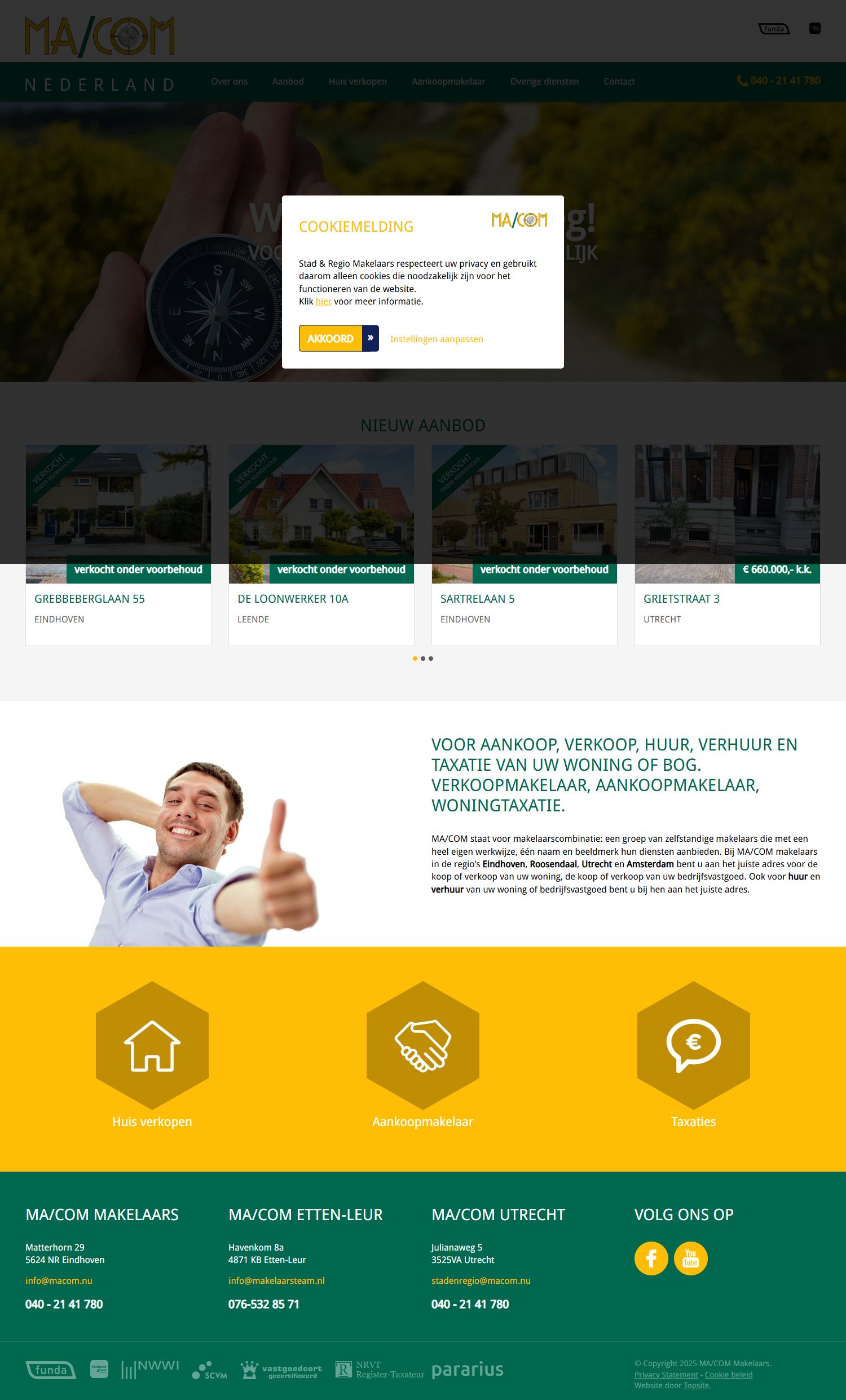 Photo de bureau MA/COM Stad- en Regio Makelaars