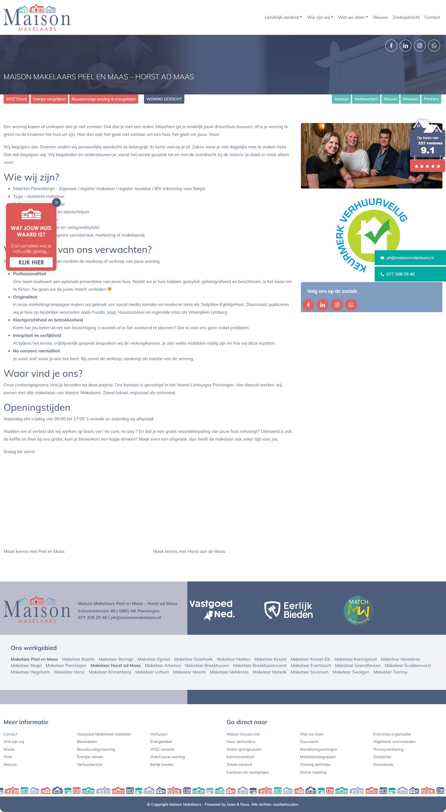 Bürofoto von Maison Makelaars Peel en Maas - Horst aan de Maas