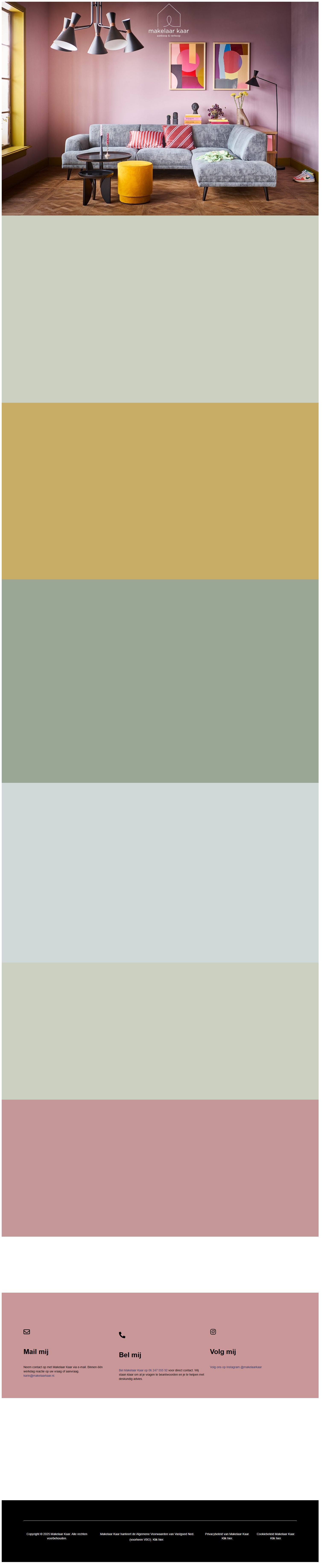 Screenshot of the website of www.makelaarkaar.nl