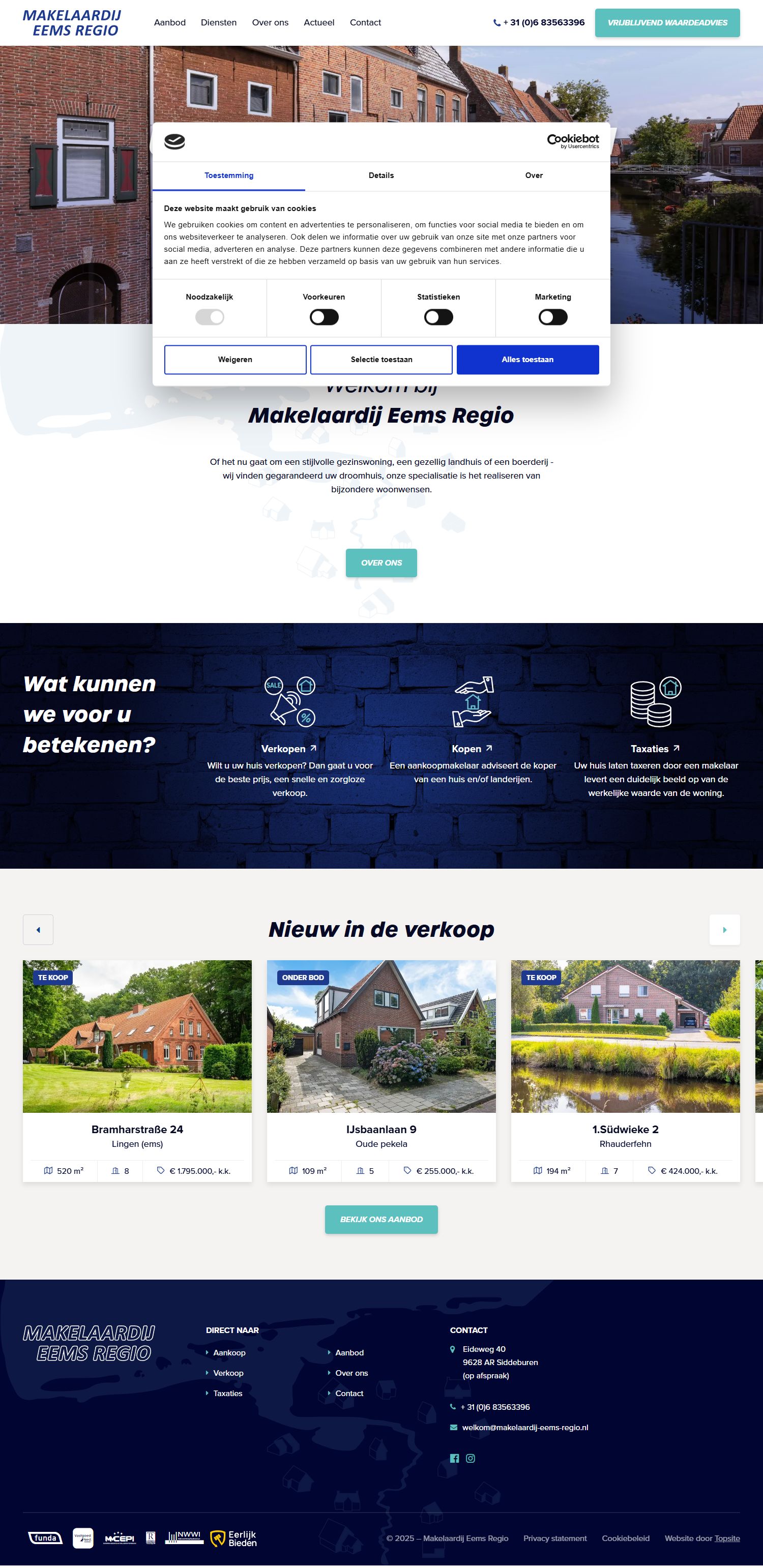 Kantoorfoto Makelaardij Eems Regio