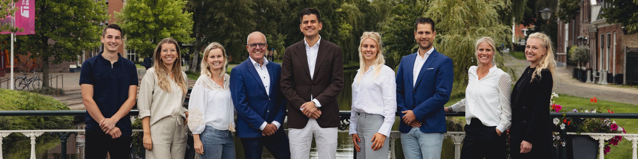 Team foto van Makelaardij Friesland | Qualis