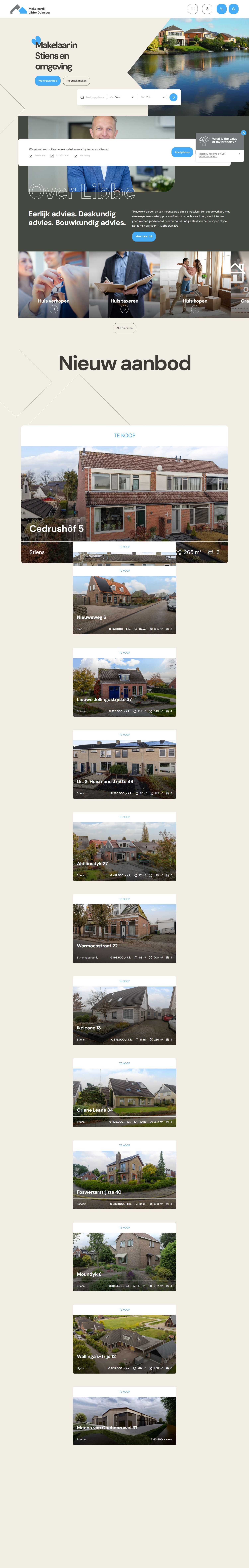 Capture d'écran du site web de www.libbeduinstra.nl