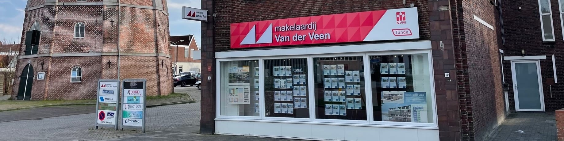 Team foto van Makelaardij Van der Veen
