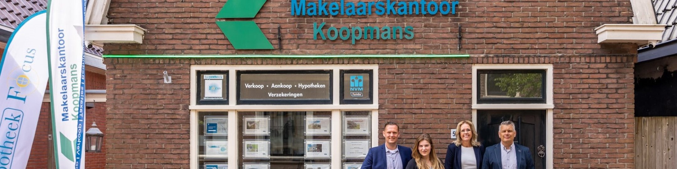 Team foto van Makelaarskantoor Koopmans