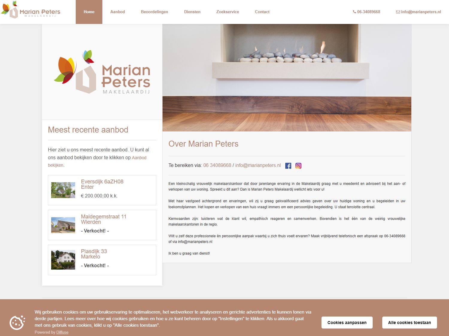 Kantoorfoto Marian Peters Makelaardij