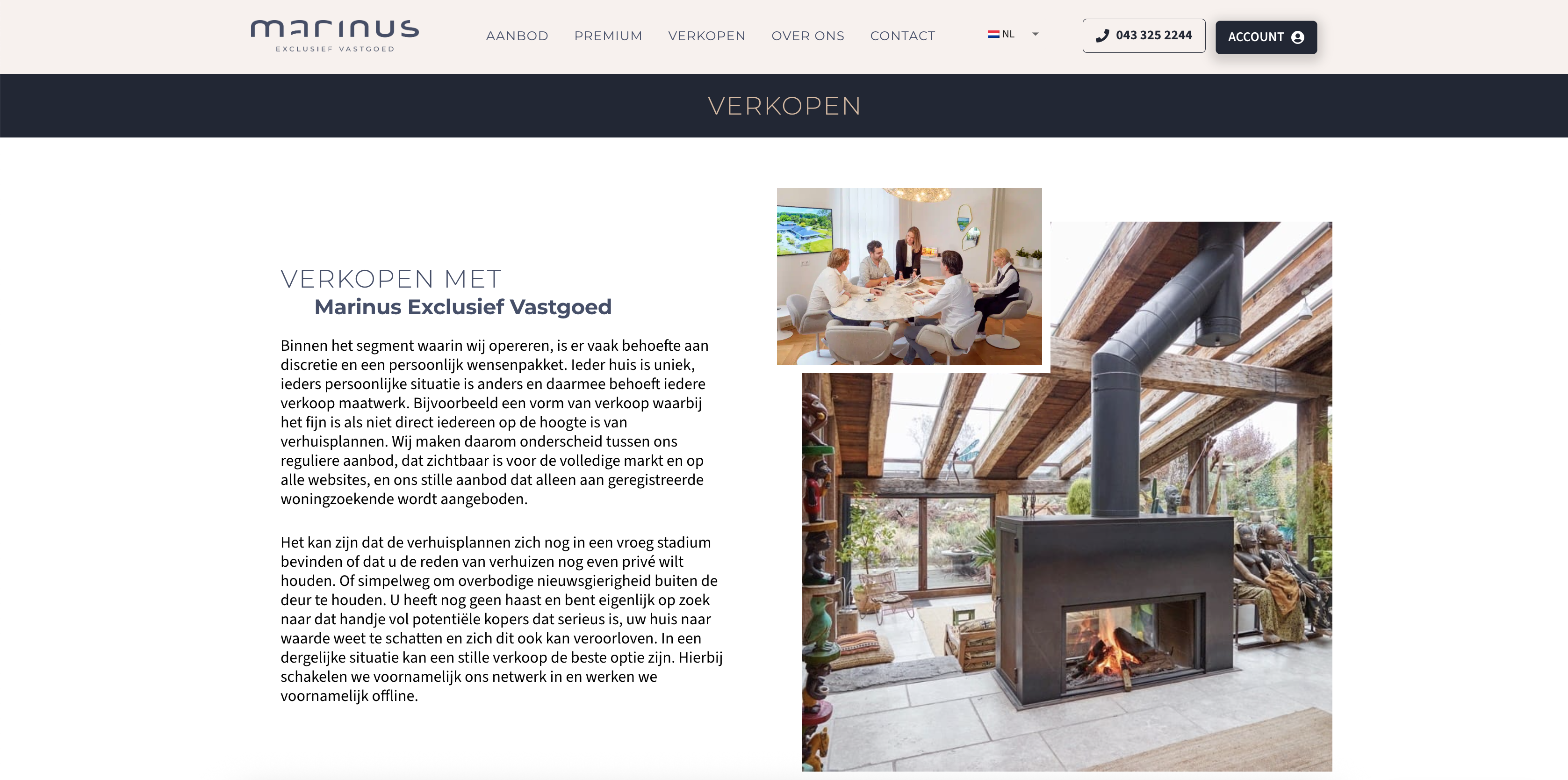 Kantoor foto van Marinus Exclusief Vastgoed
