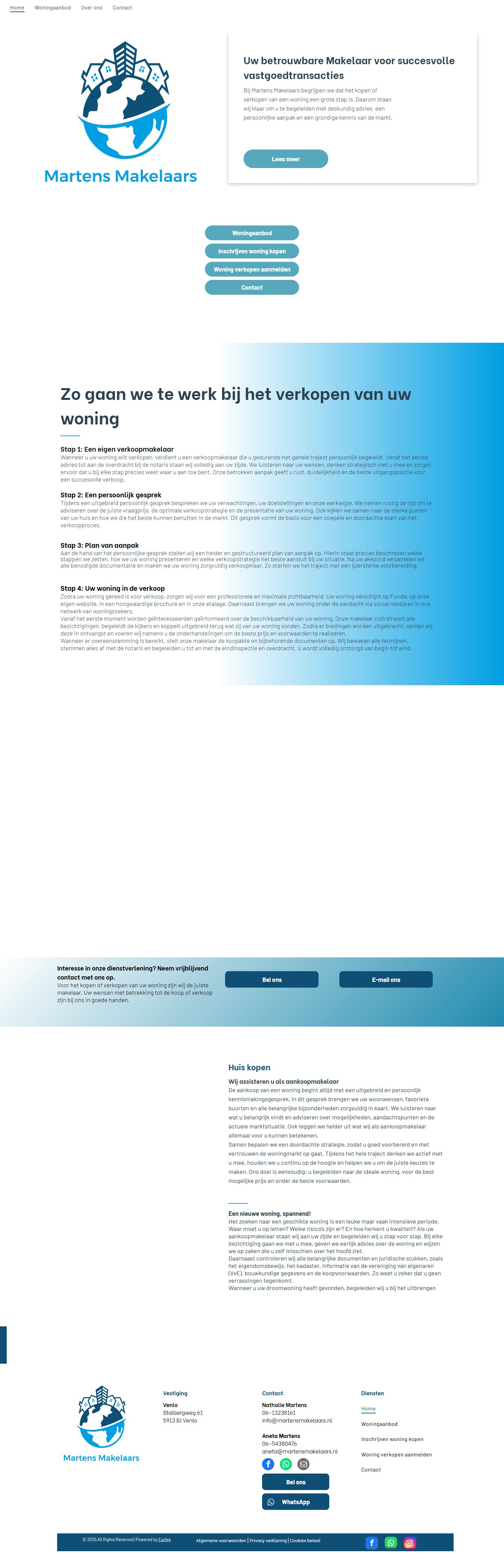 Team foto van Martens Makelaars