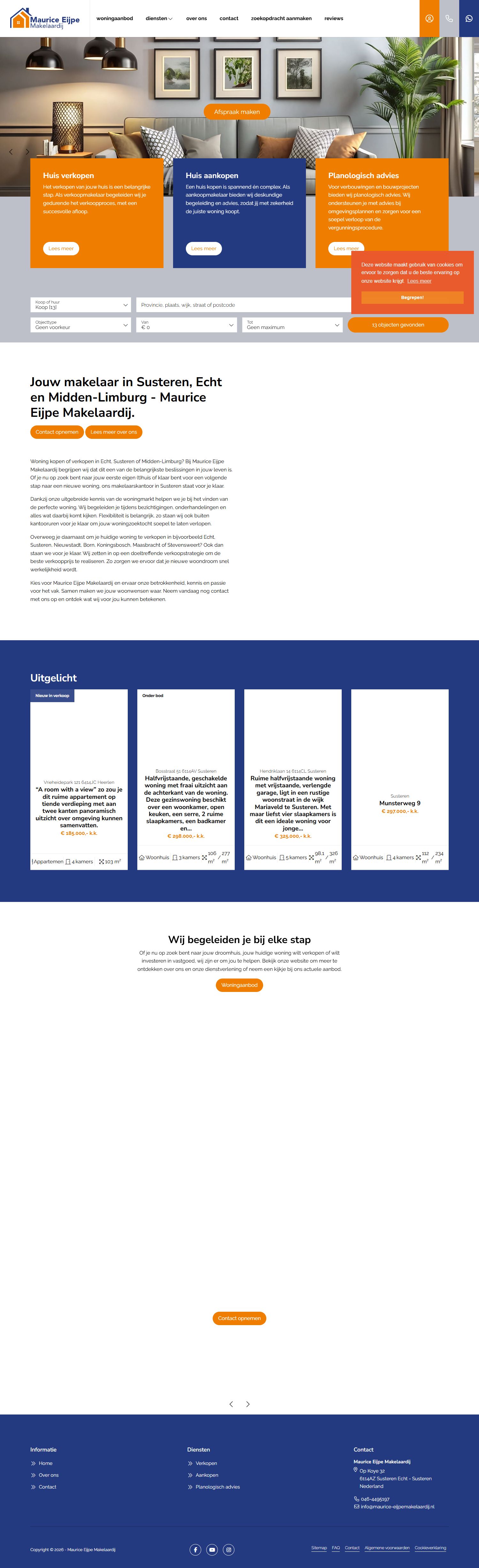 Kantoorfoto Maurice Eijpe Makelaardij en Planologisch Advies