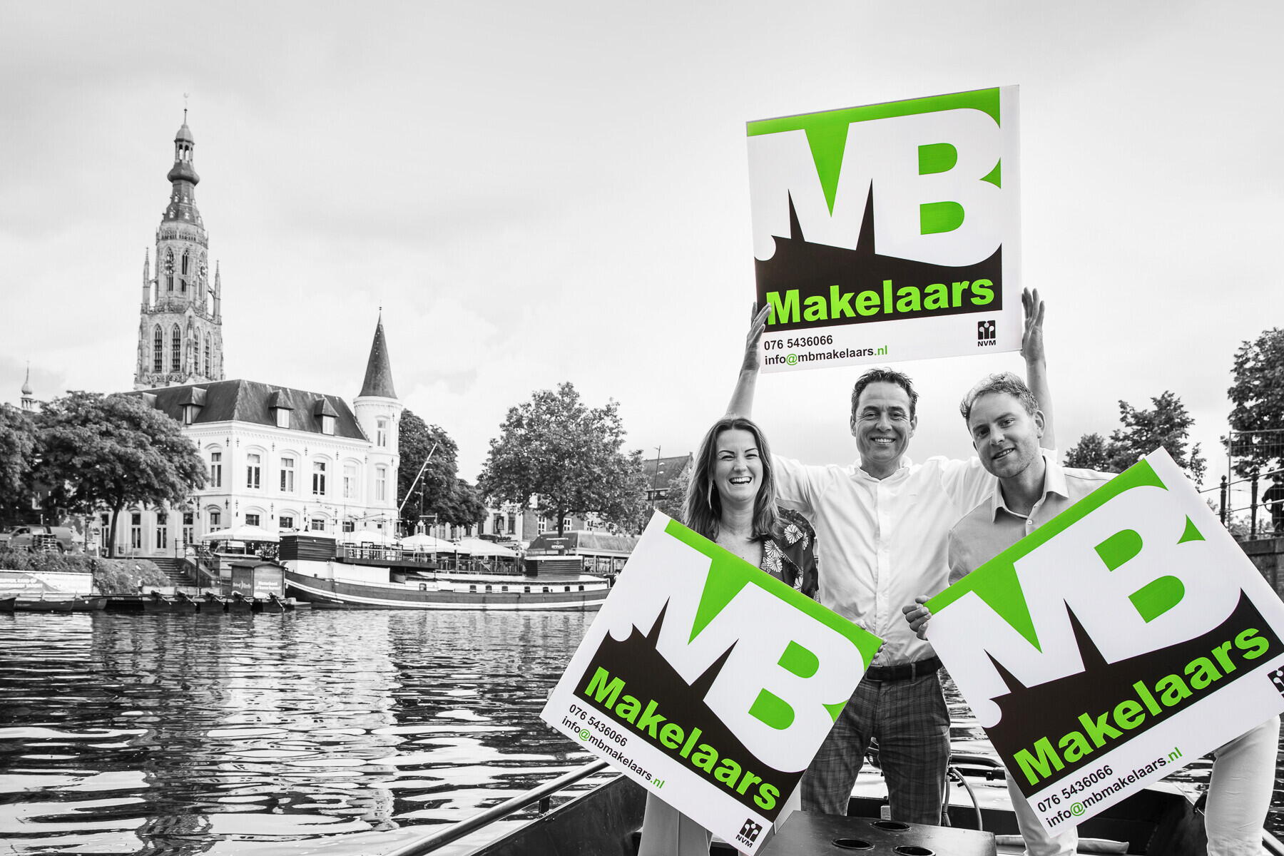 Team foto van MB Makelaars