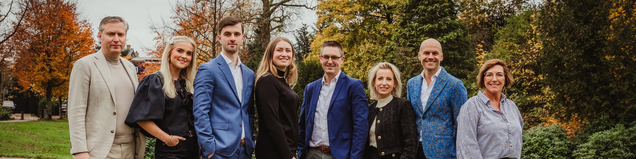 Team foto van Molenbeek Makelaars Zeist