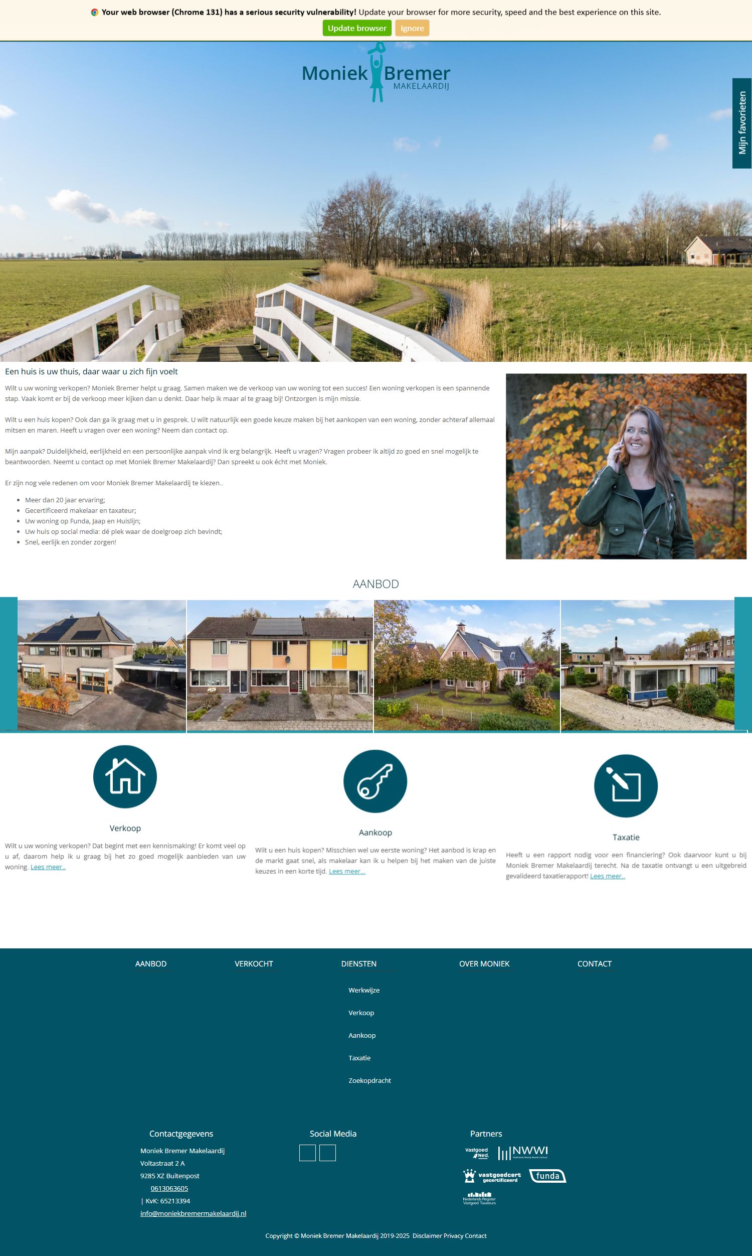 Foto van het kantoor van Moniek Bremer Makelaardij