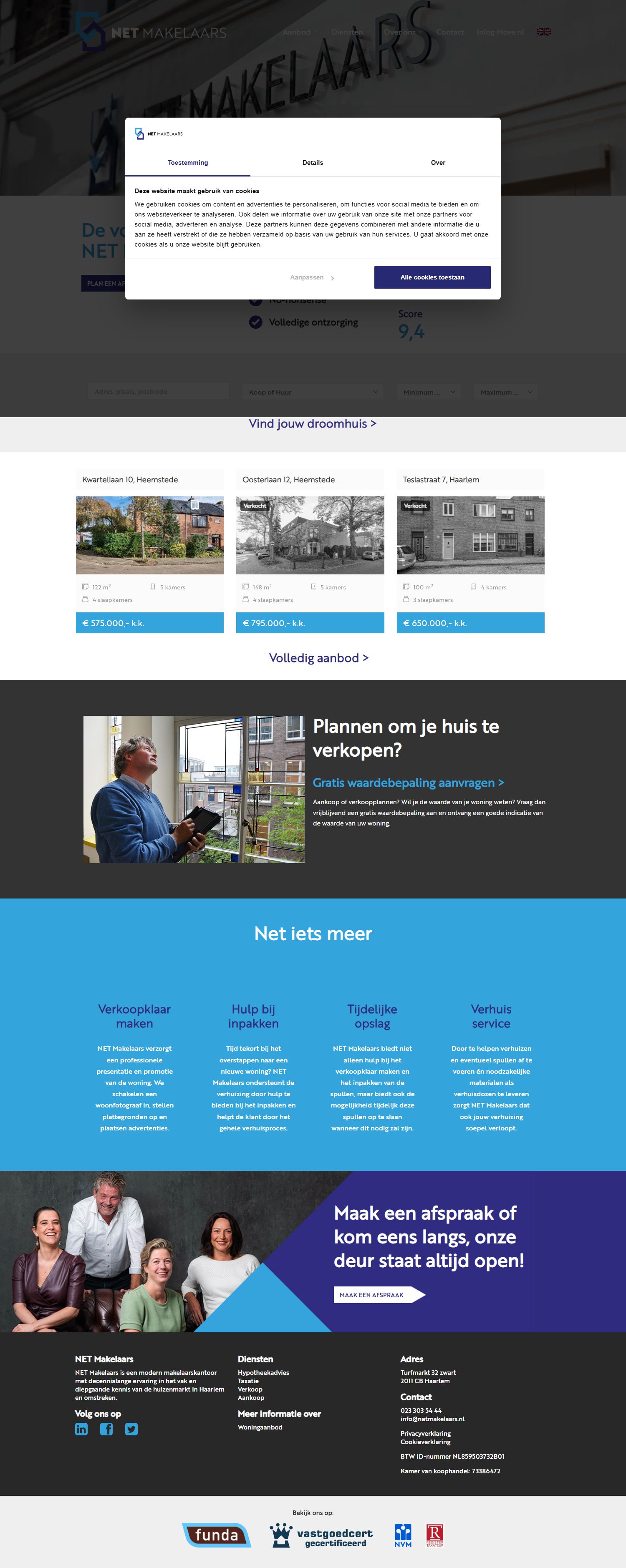 Office photo NET Makelaars Haarlem