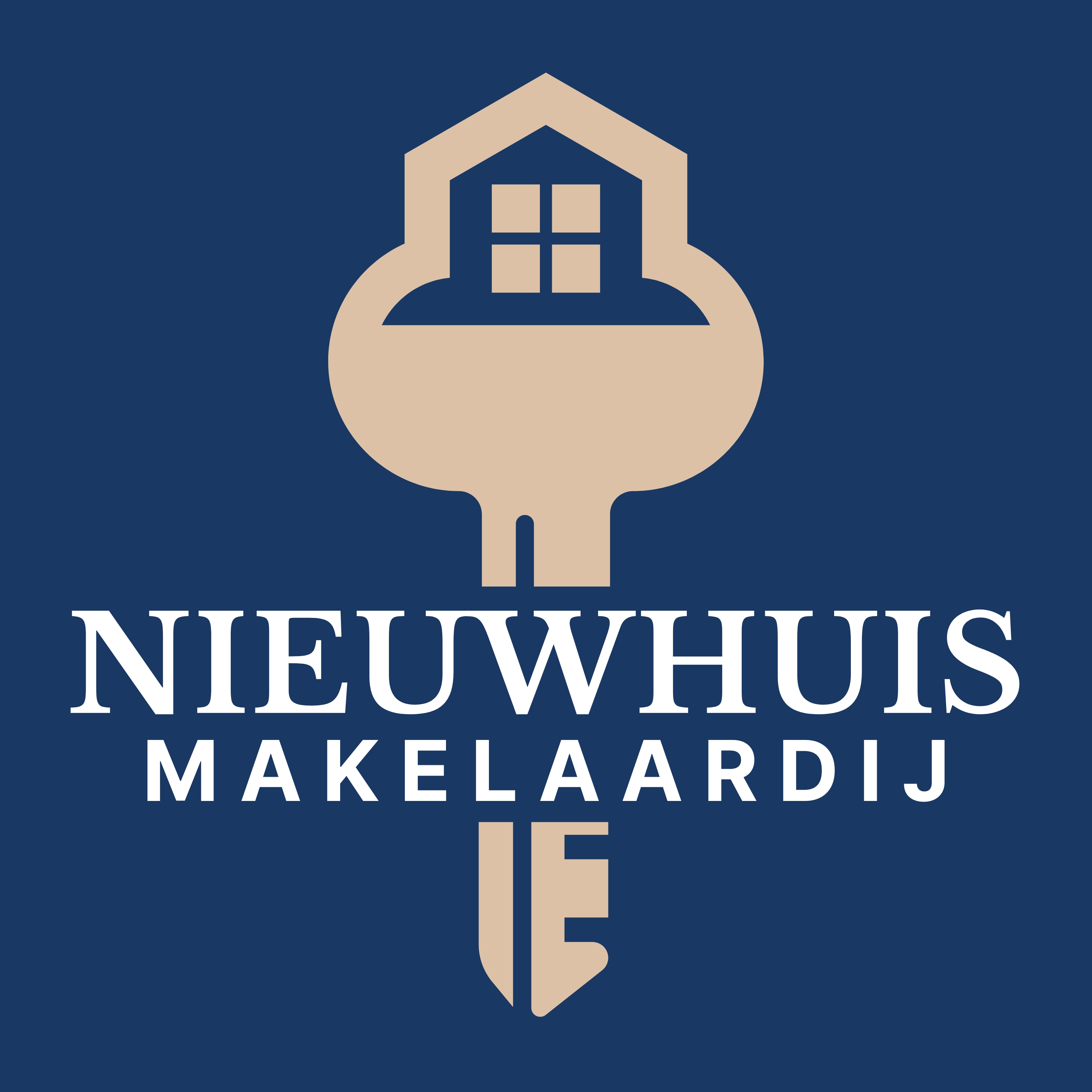 Logo van NieuwHuis Makelaardij BV