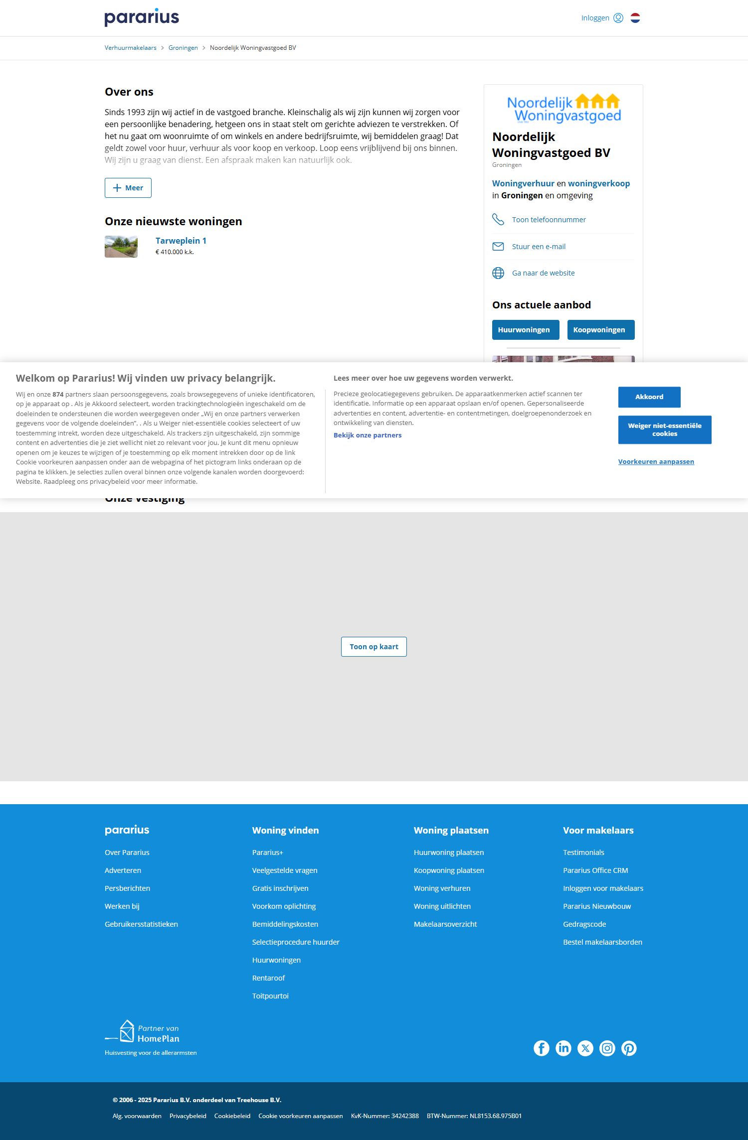 Screenshot van de website van www.noordelijkwoningvastgoed.nl