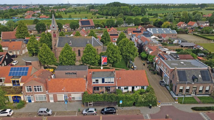 Oude Rijksweg 13 in Nieuw- en Sint Joosland Foto