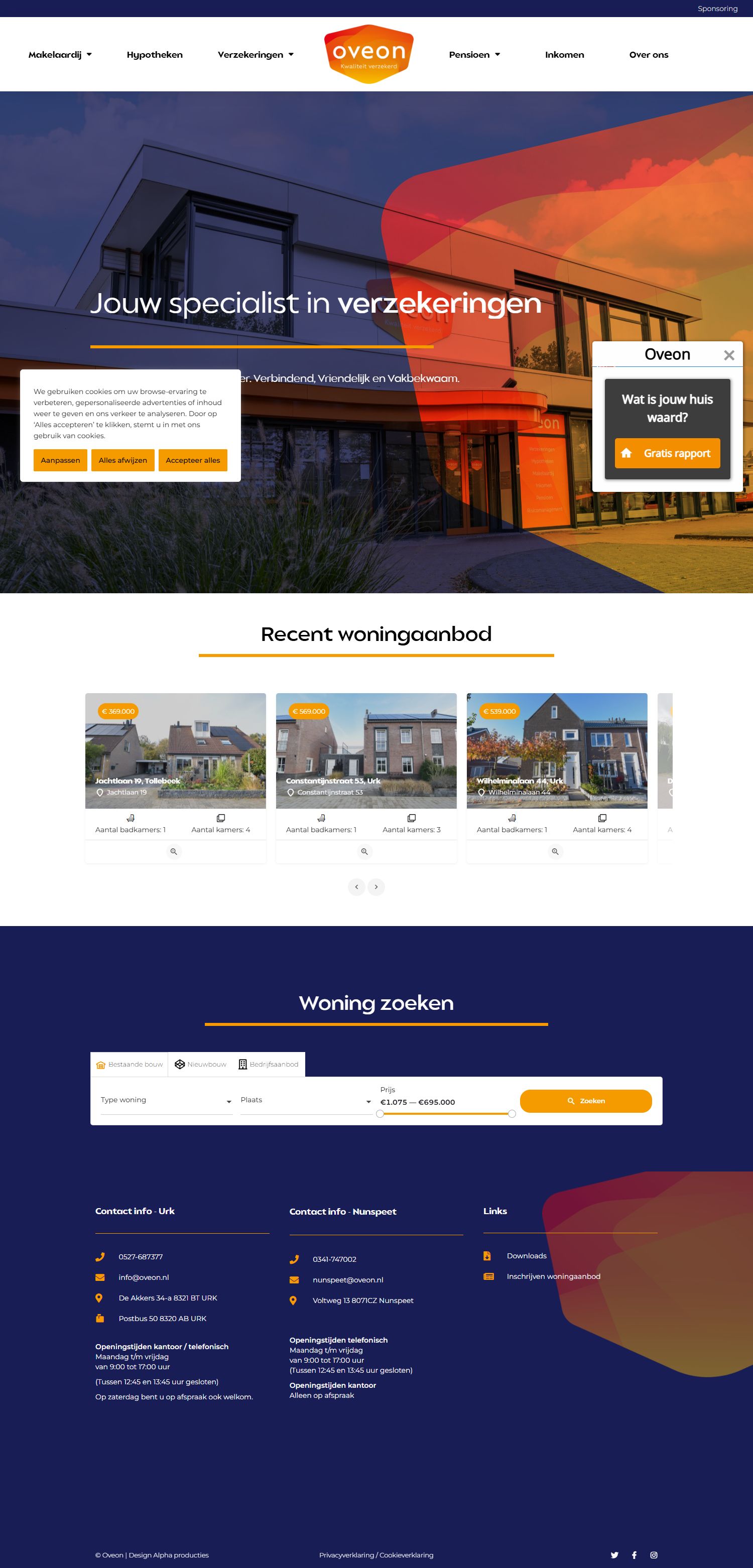Capture d'écran du site web de www.scholopurk.nl
