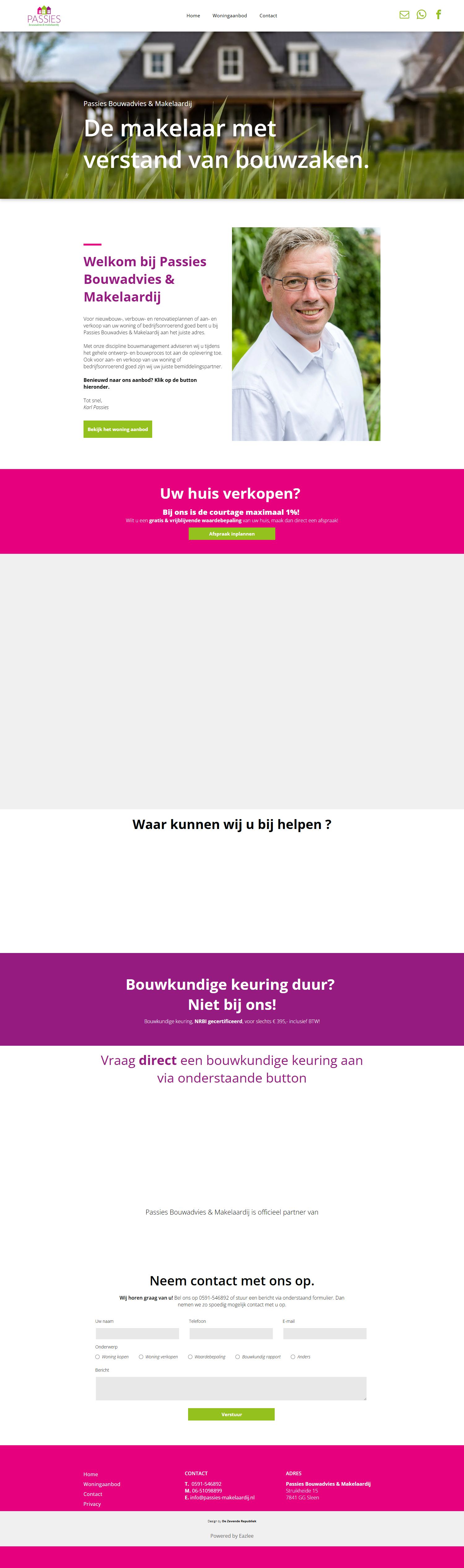 Kantoorfoto Passies Bouwadvies & Makelaardij