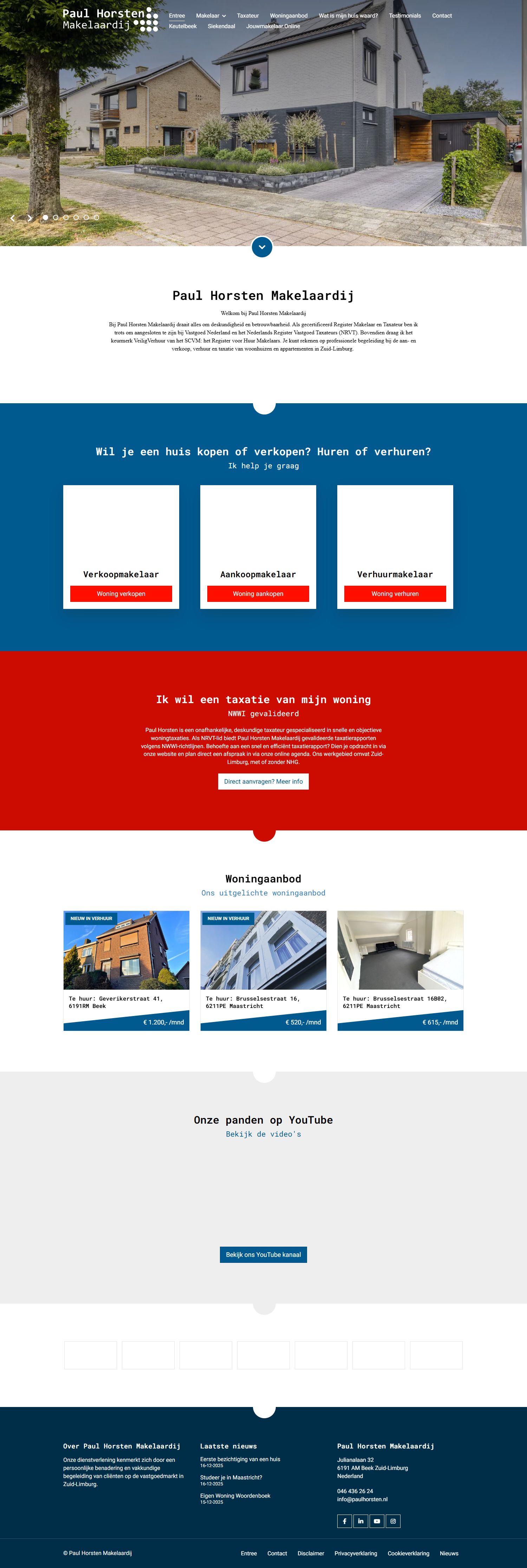 Photo de bureau Paul Horsten Makelaardij