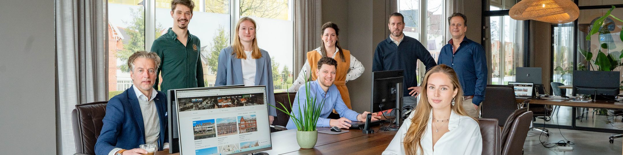 Team foto van PEEK&POMPE MAKELAARS