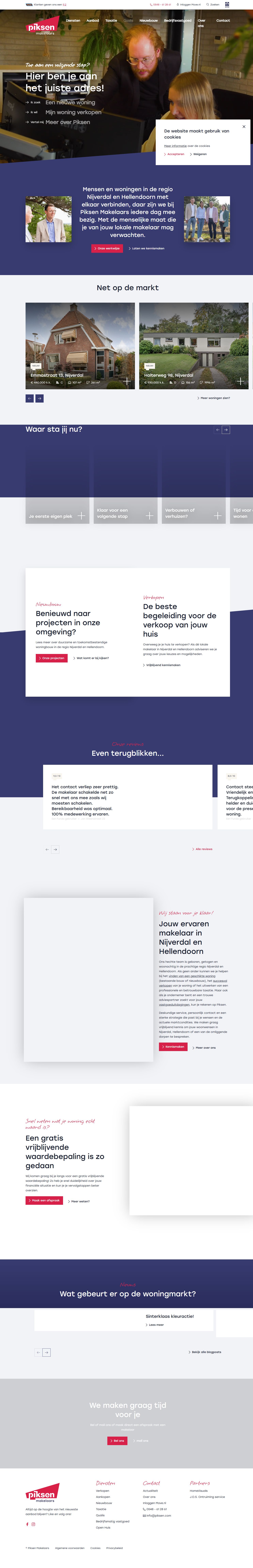 Screenshot of the website of www.piksen.com