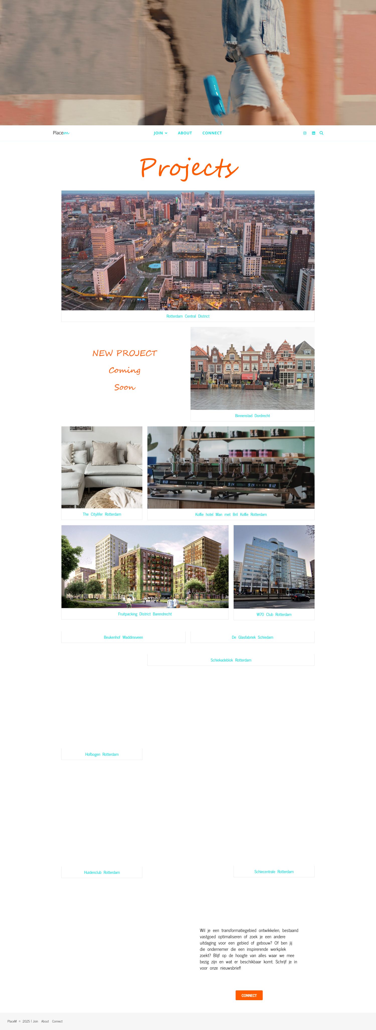 Screenshot van de website van placem.nl