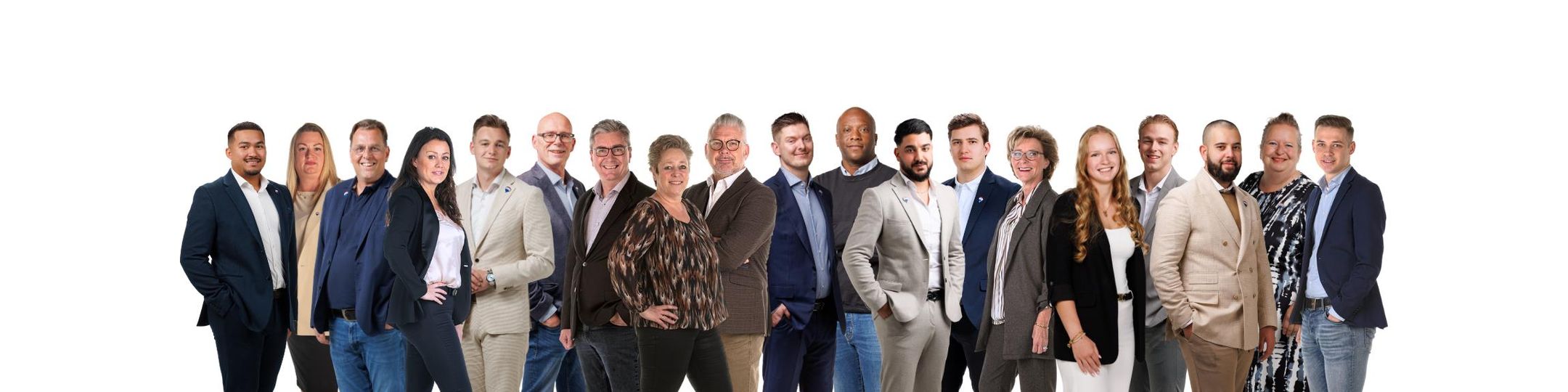 Team foto van REMAX Makelaarskantoor Huibers