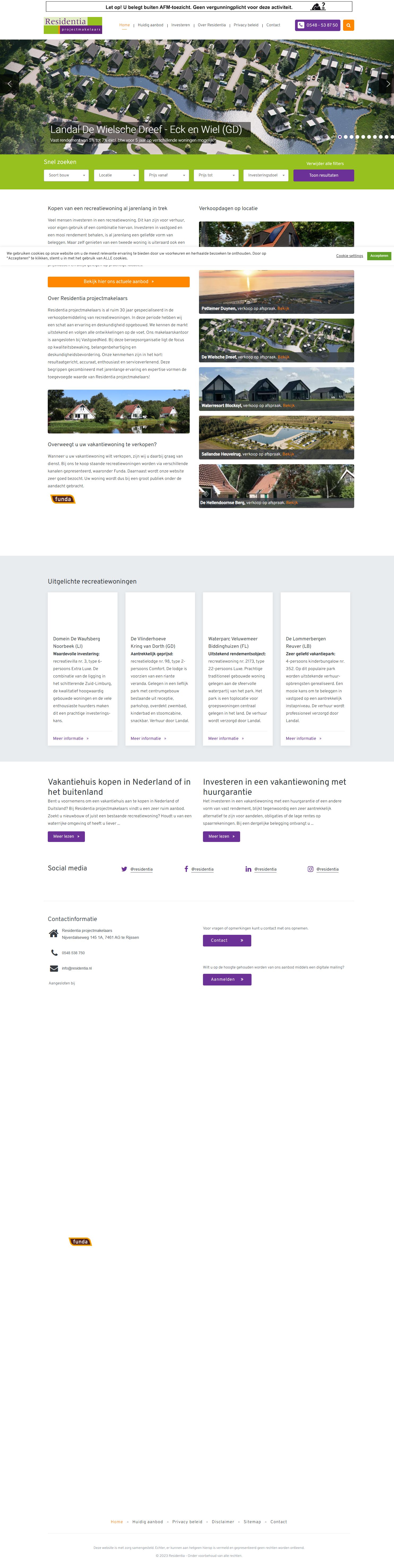 Photo de bureau Residentia projectmakelaars