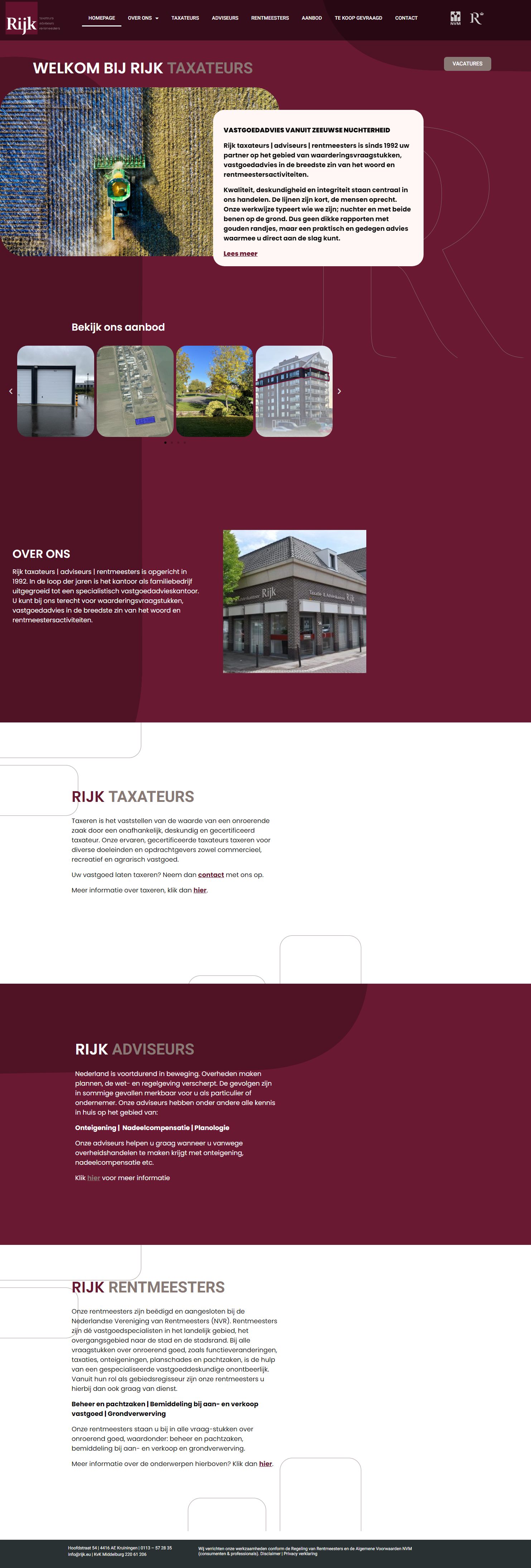 Kantoorfoto Rijk taxateurs | adviseurs | rentmeesters