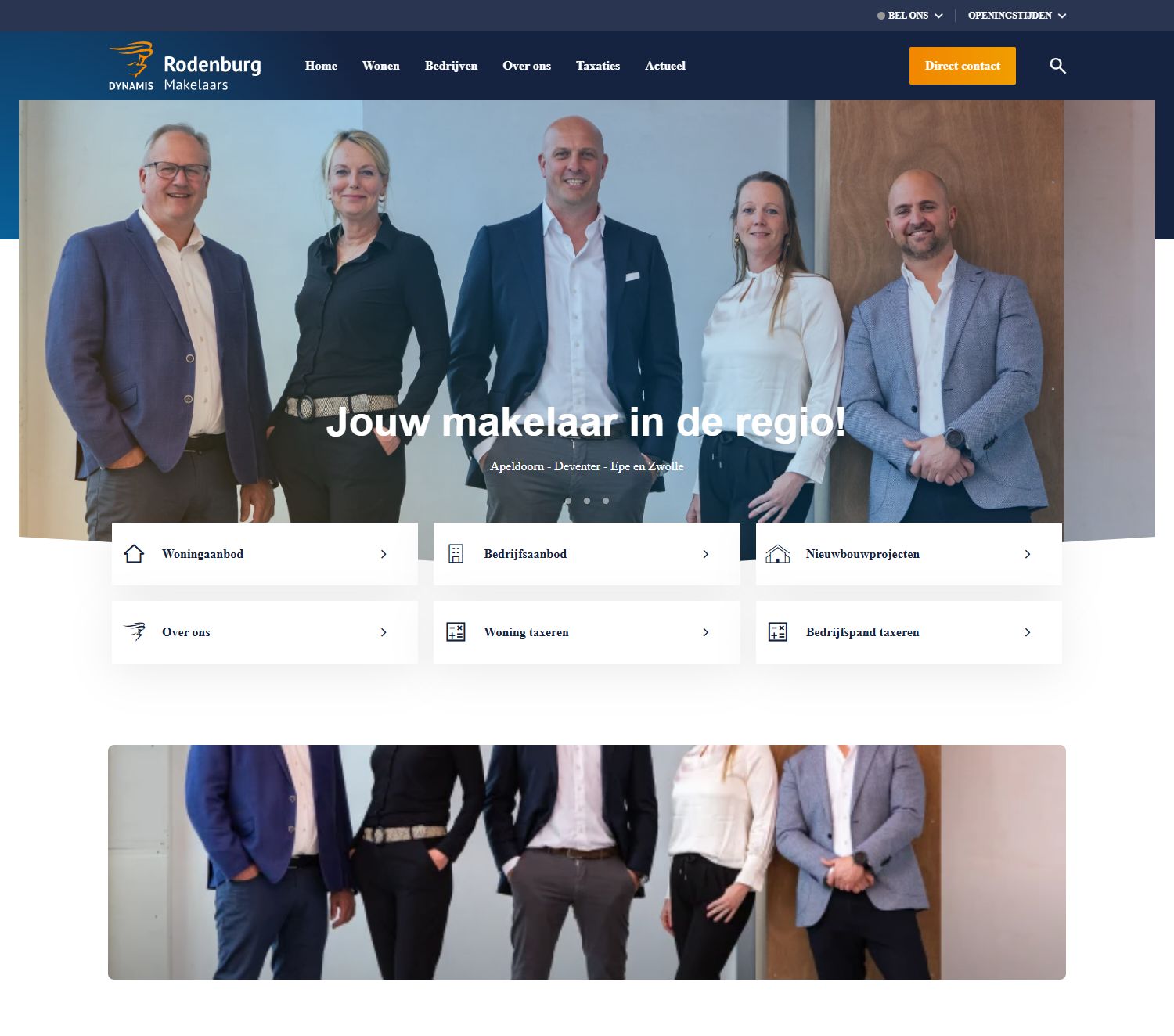 Screenshot der Website von www.rodenburg.nl