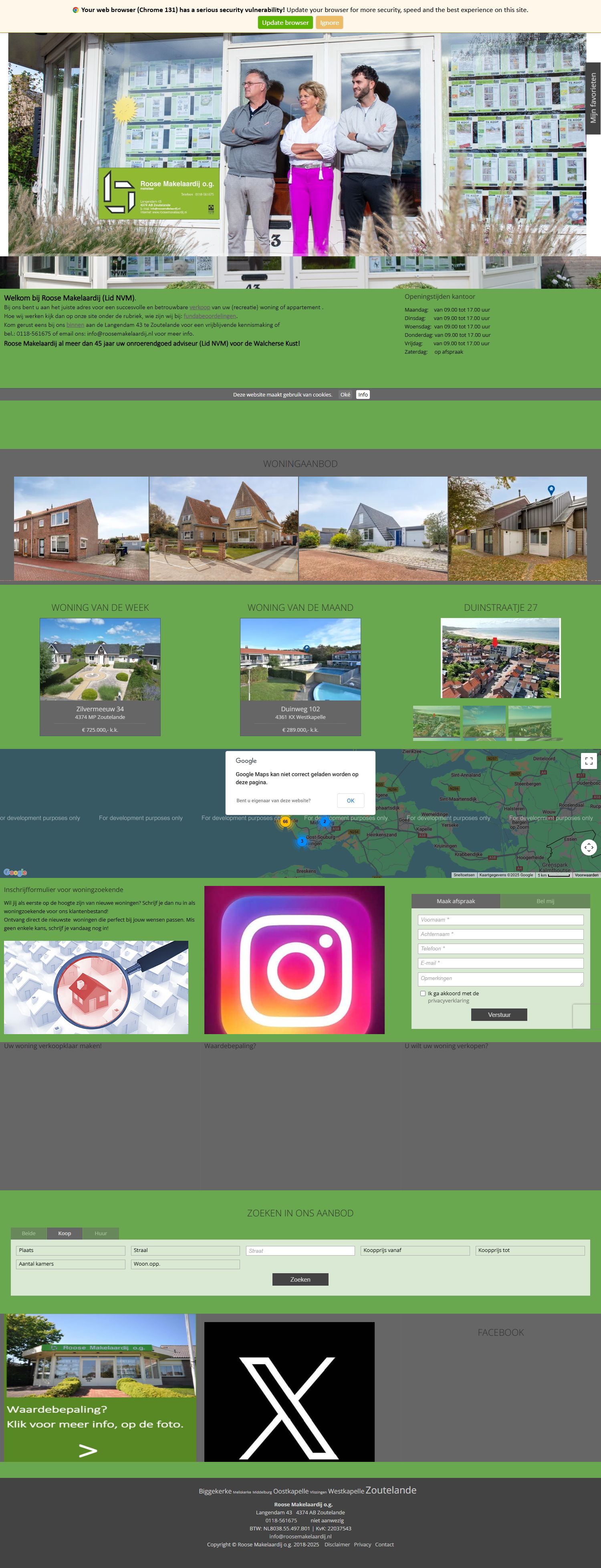Foto van het kantoor van Roose Makelaardij o.g.