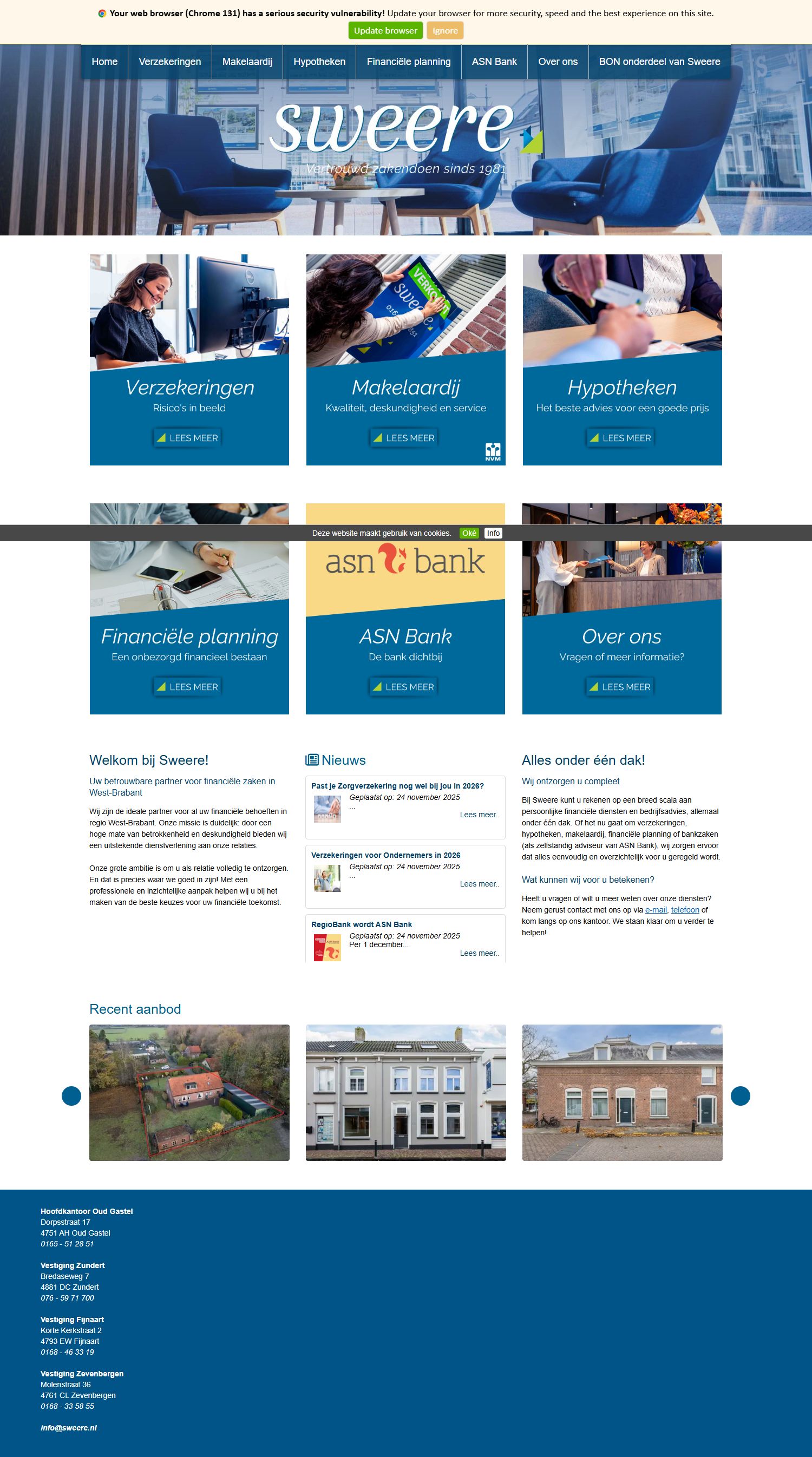 Kantoorfoto Sweere Makelaardij B.V.