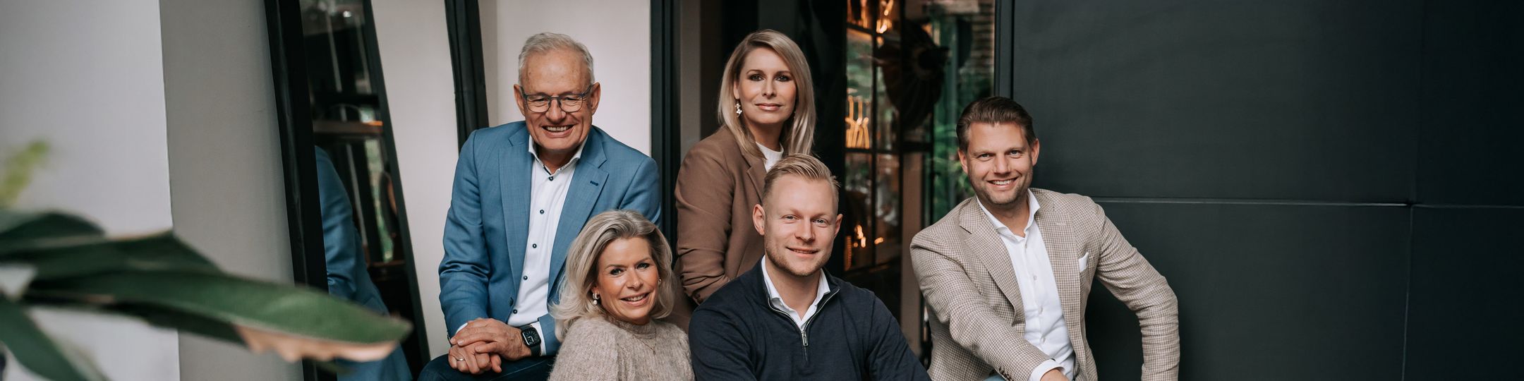 Team foto van ten Hag Makelaars Enschede