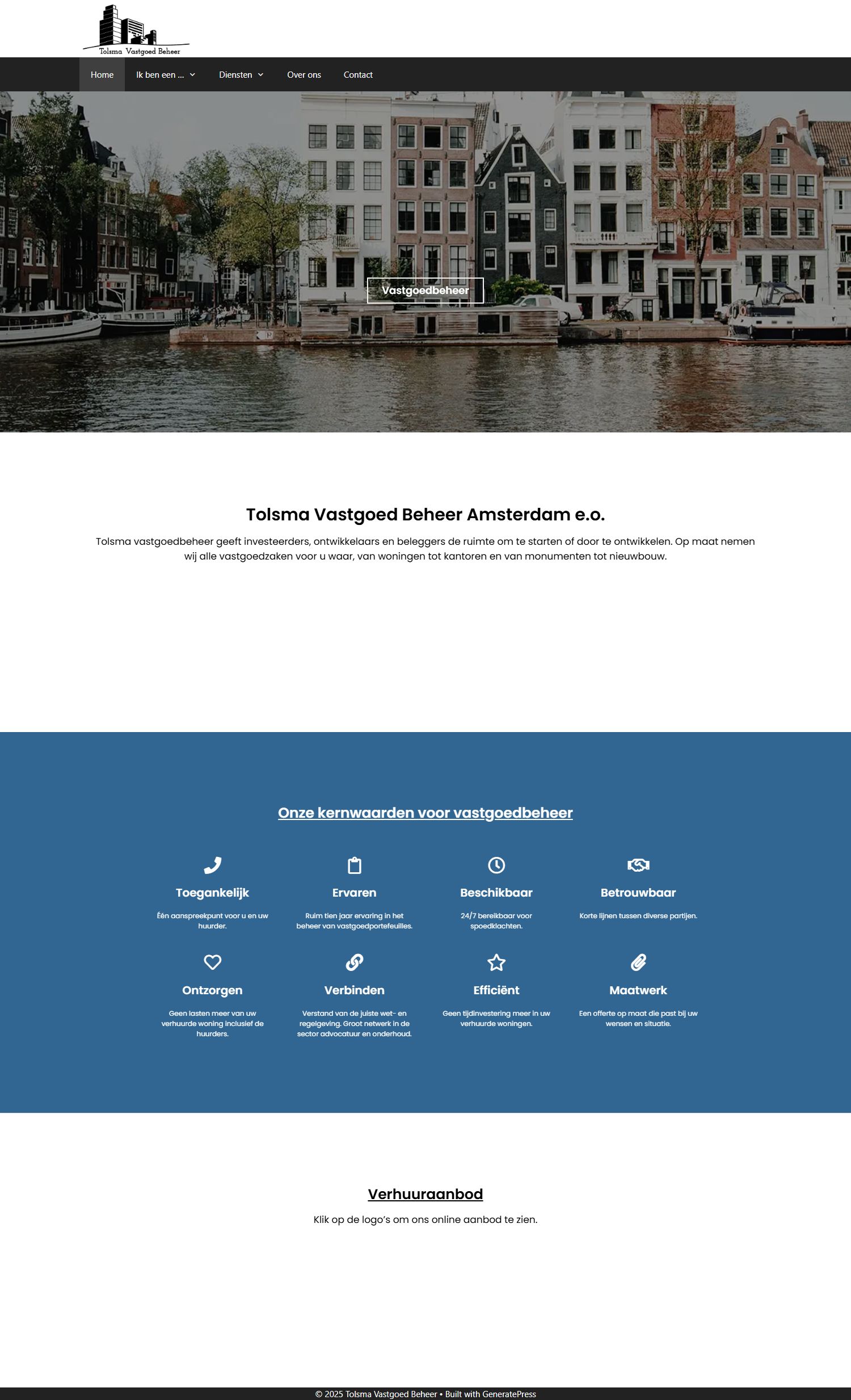 Team foto van Tolsma Makelaerdij