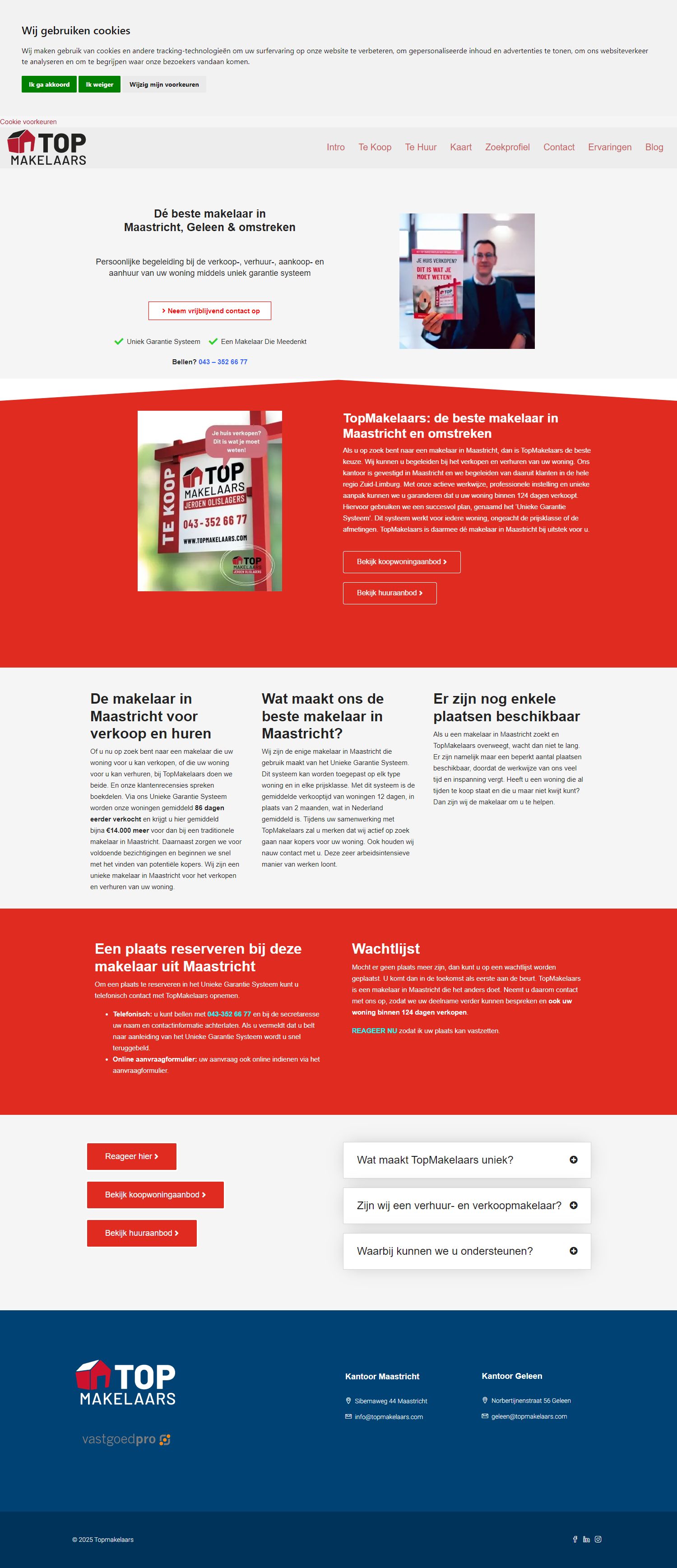 Screenshot van de website van www.topmakelaars.com