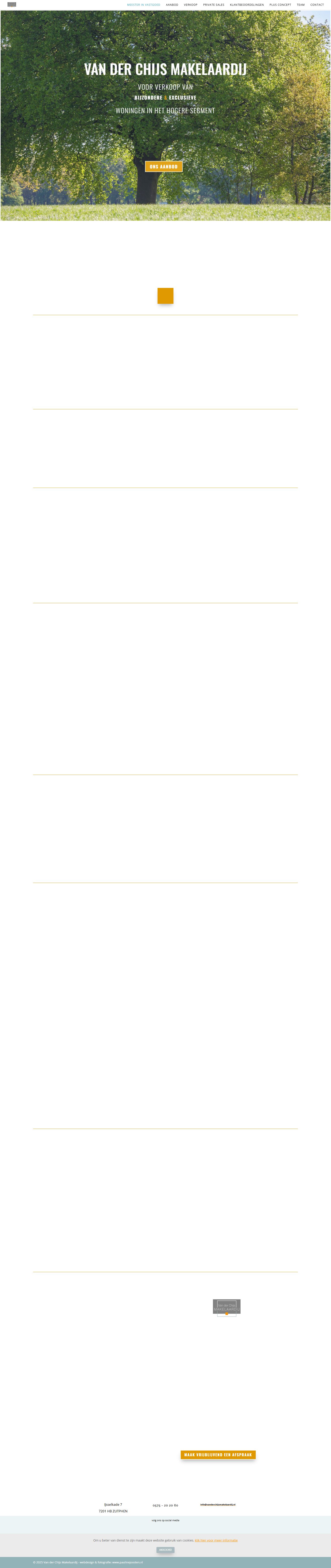 Kantoorfoto Van der Chijs Makelaardij