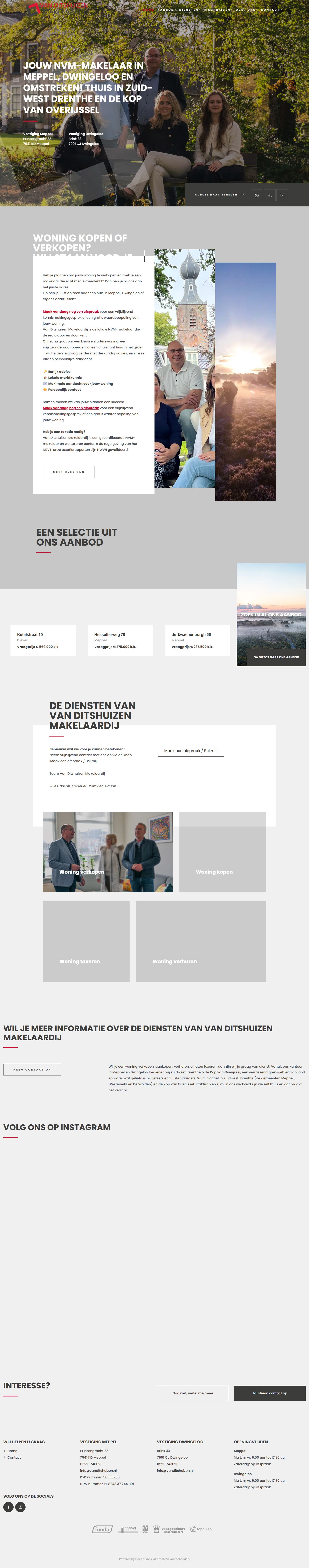 Bürofoto von Van Ditshuizen Makelaardij O.G. B.V.