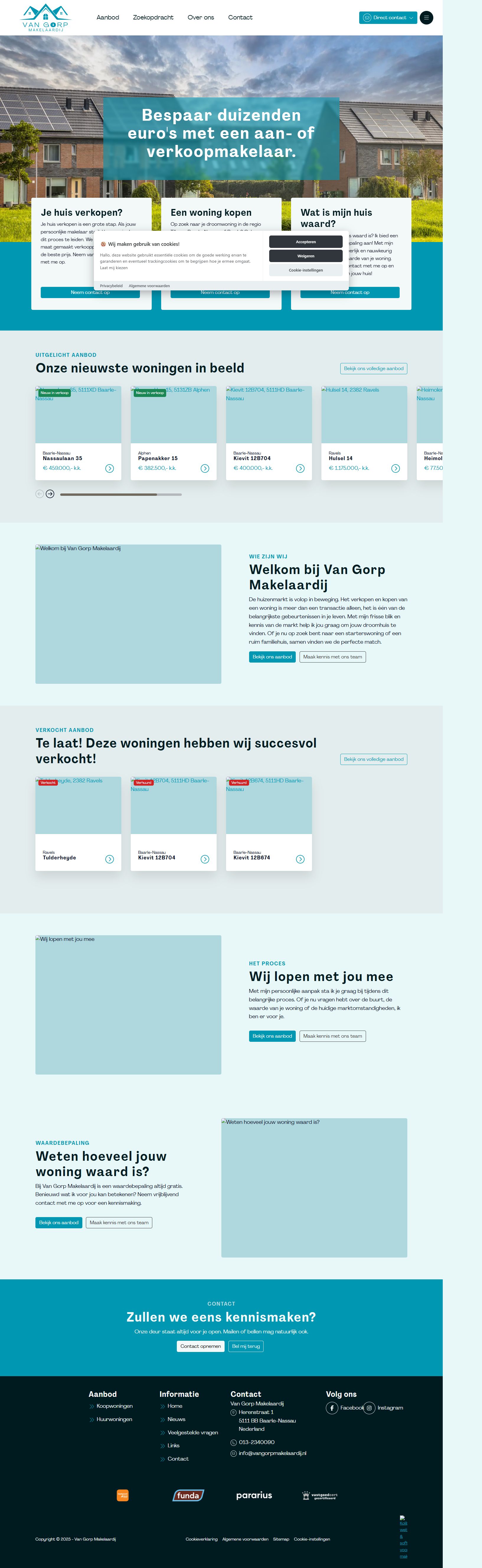 Kantoorfoto Van Gorp Makelaardij