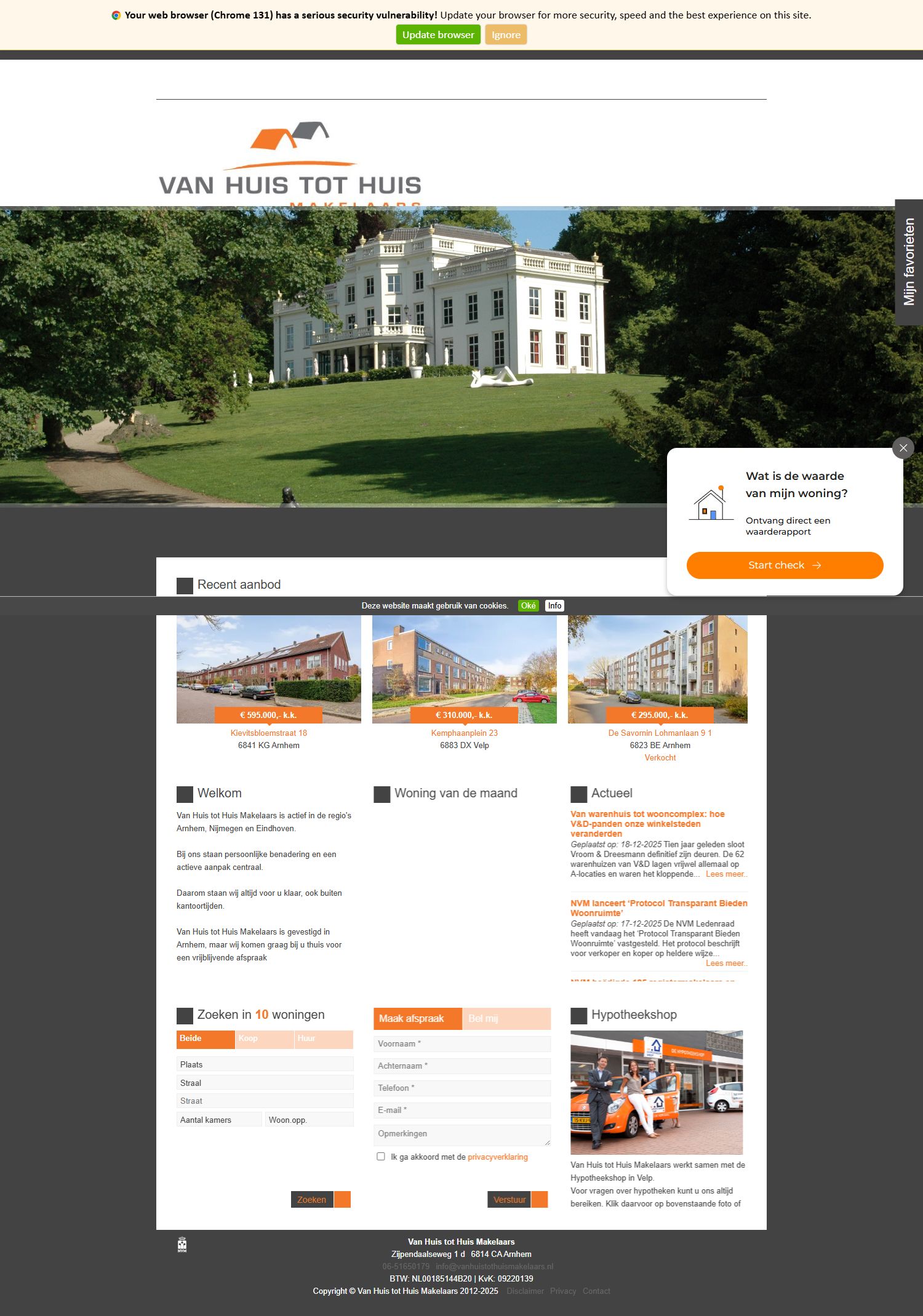 Foto del despacho Van Huis tot Huis Makelaars