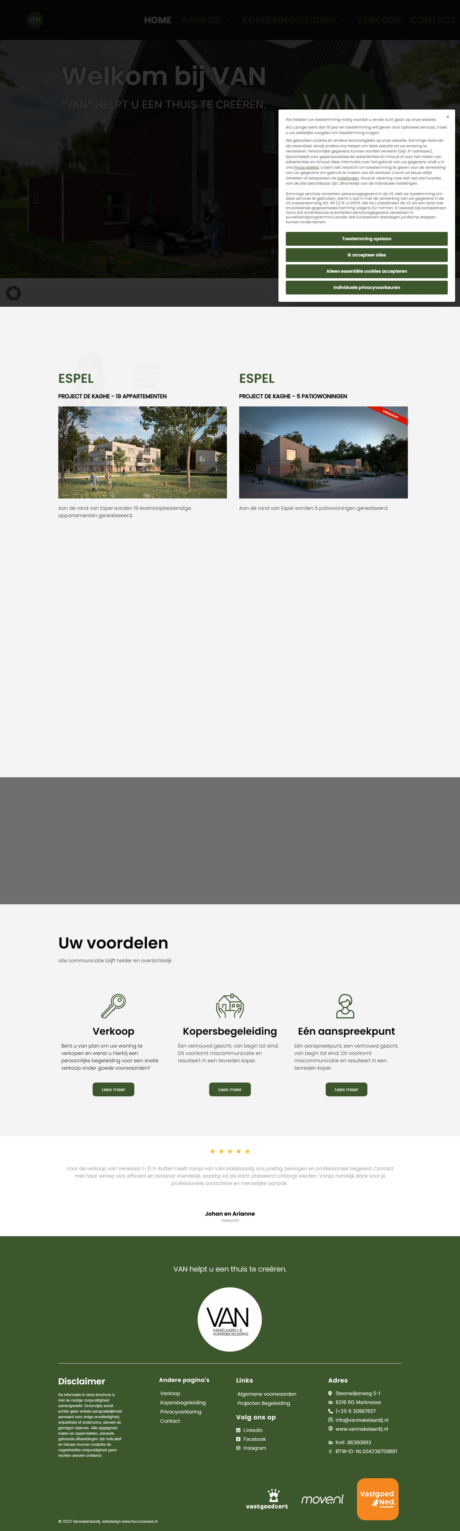 Office photo VAN makelaardij & kopersbegeleiding