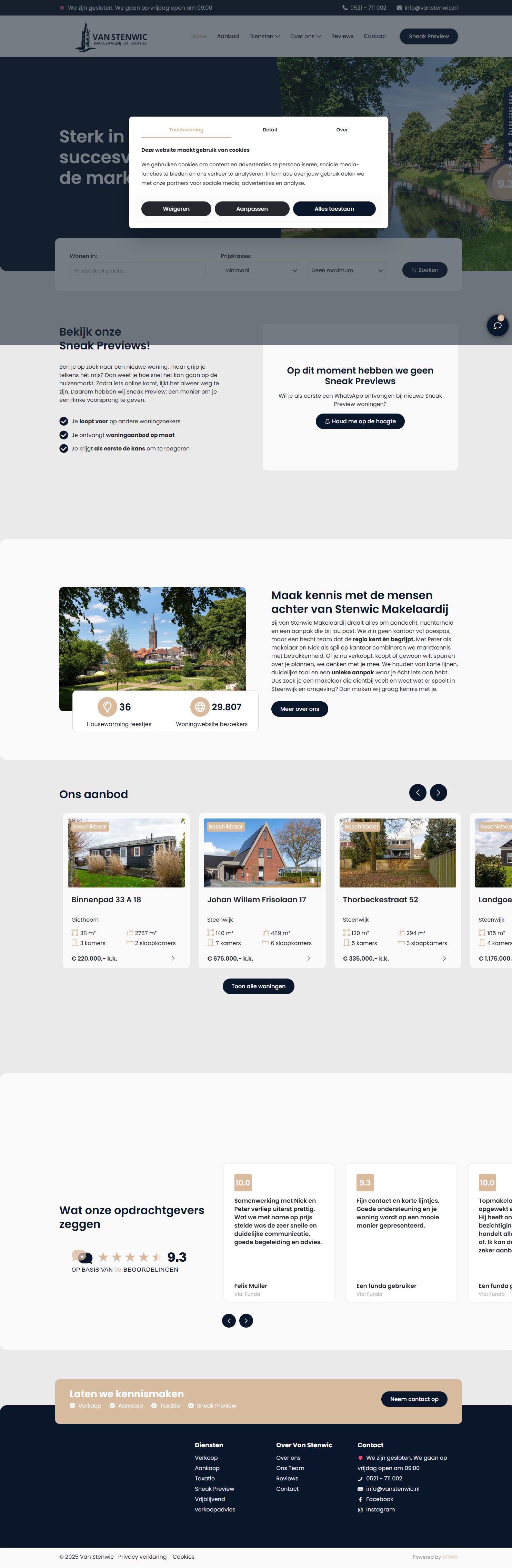 Photo de bureau de Van Stenwic Makelaardij en Taxaties