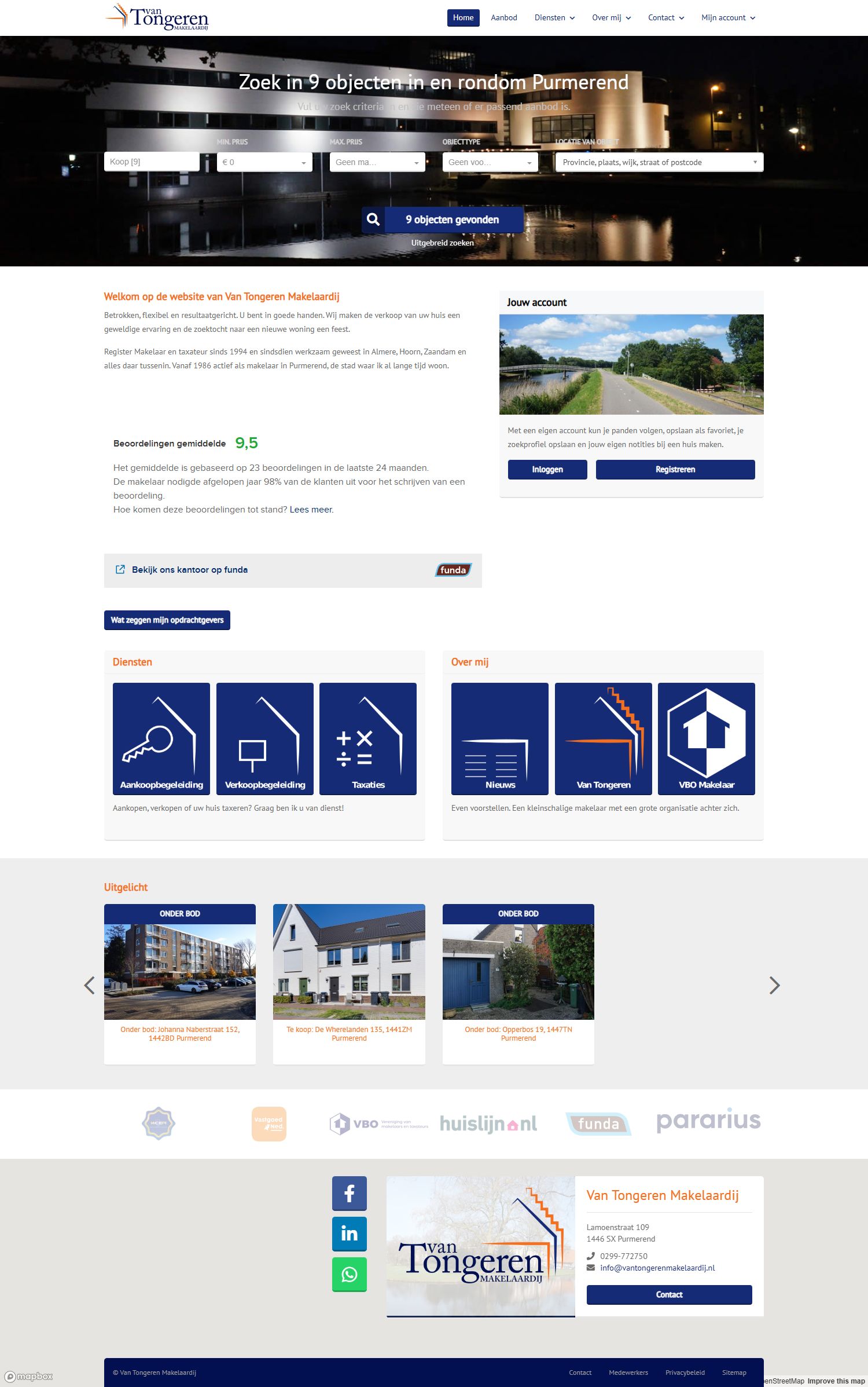 Bürofoto Van Tongeren Makelaardij