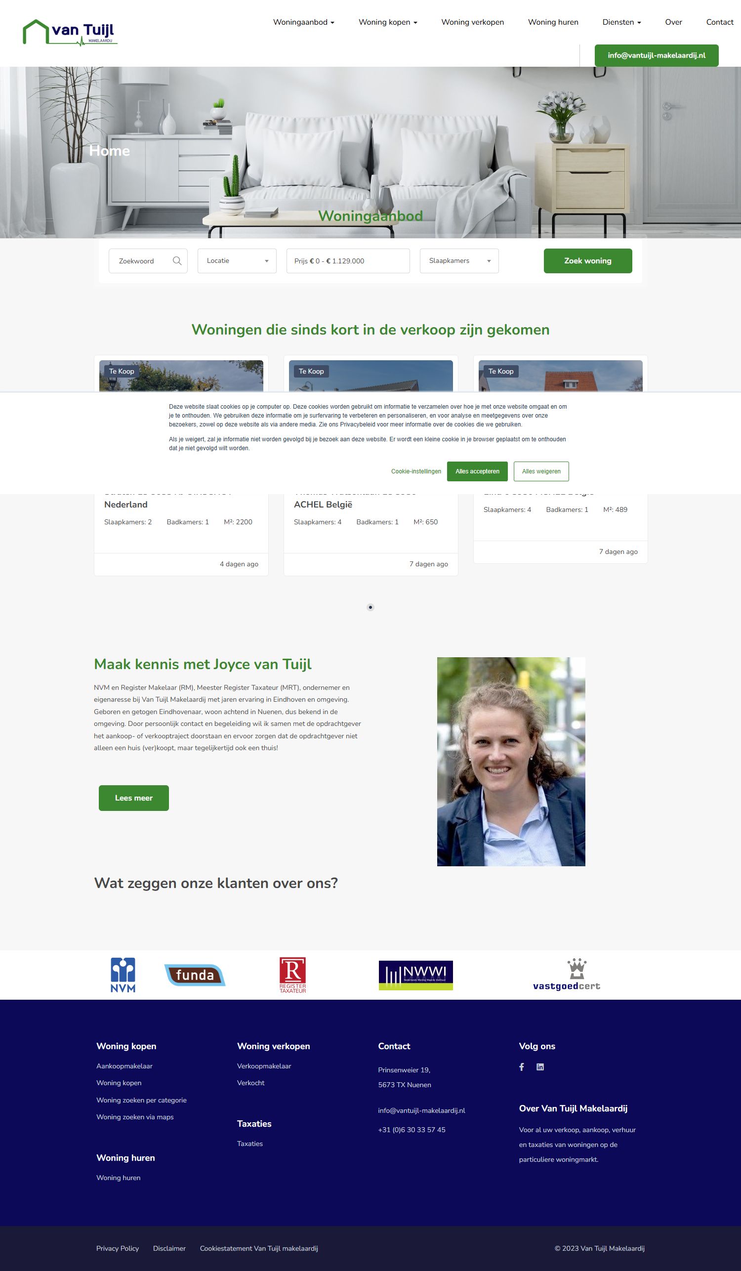 Bürofoto Van Tuijl makelaardij